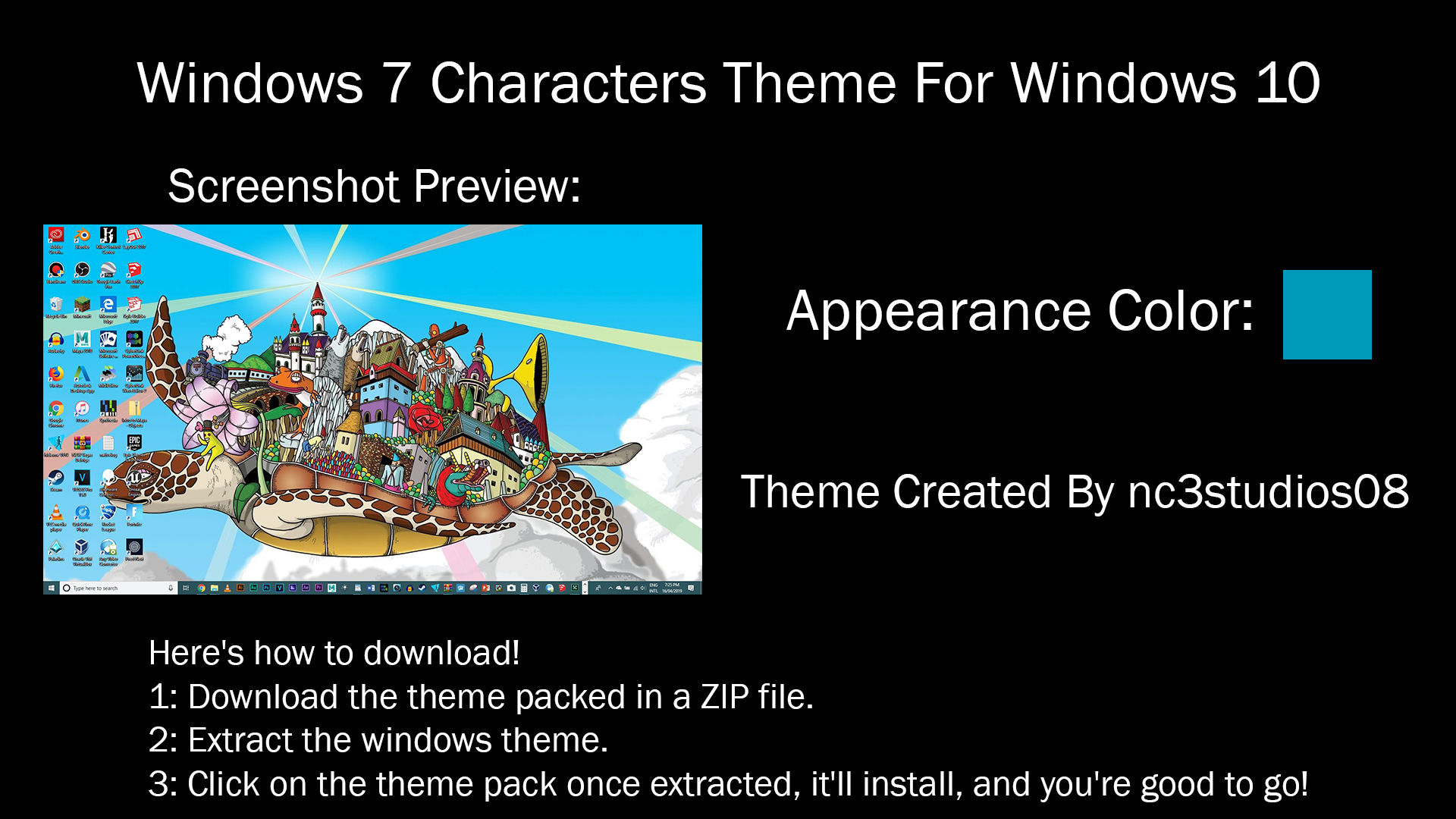 Wallpaper #WB2vK5MBlOZrFDOkLsd51 Windows 7 Characters Theme for Windows 10 by Nc3studios08 on Deviantart