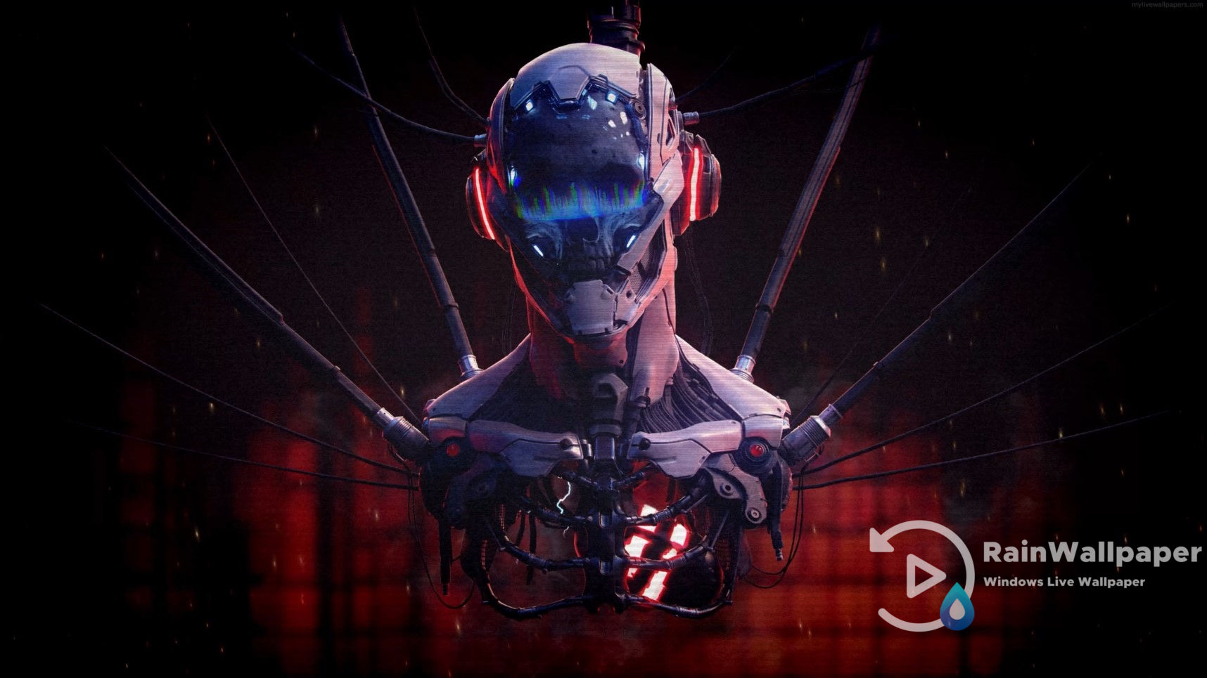 Wallpaper #OGiSHJMBSpphPi3-1yPm251 Skull Cyberpunk by Jimking on Deviantart