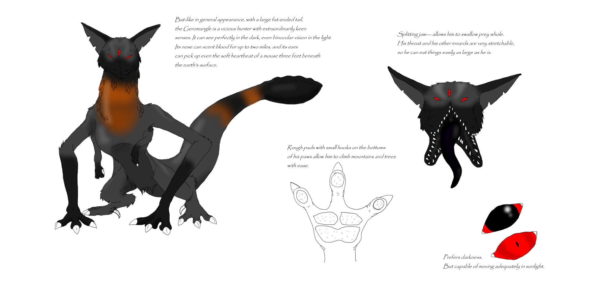 Wallpaper #dfTIOpMBKFX8bn3roXlL282 Bat Creature Commission Geromangle by Namelosesandhell on Deviantart