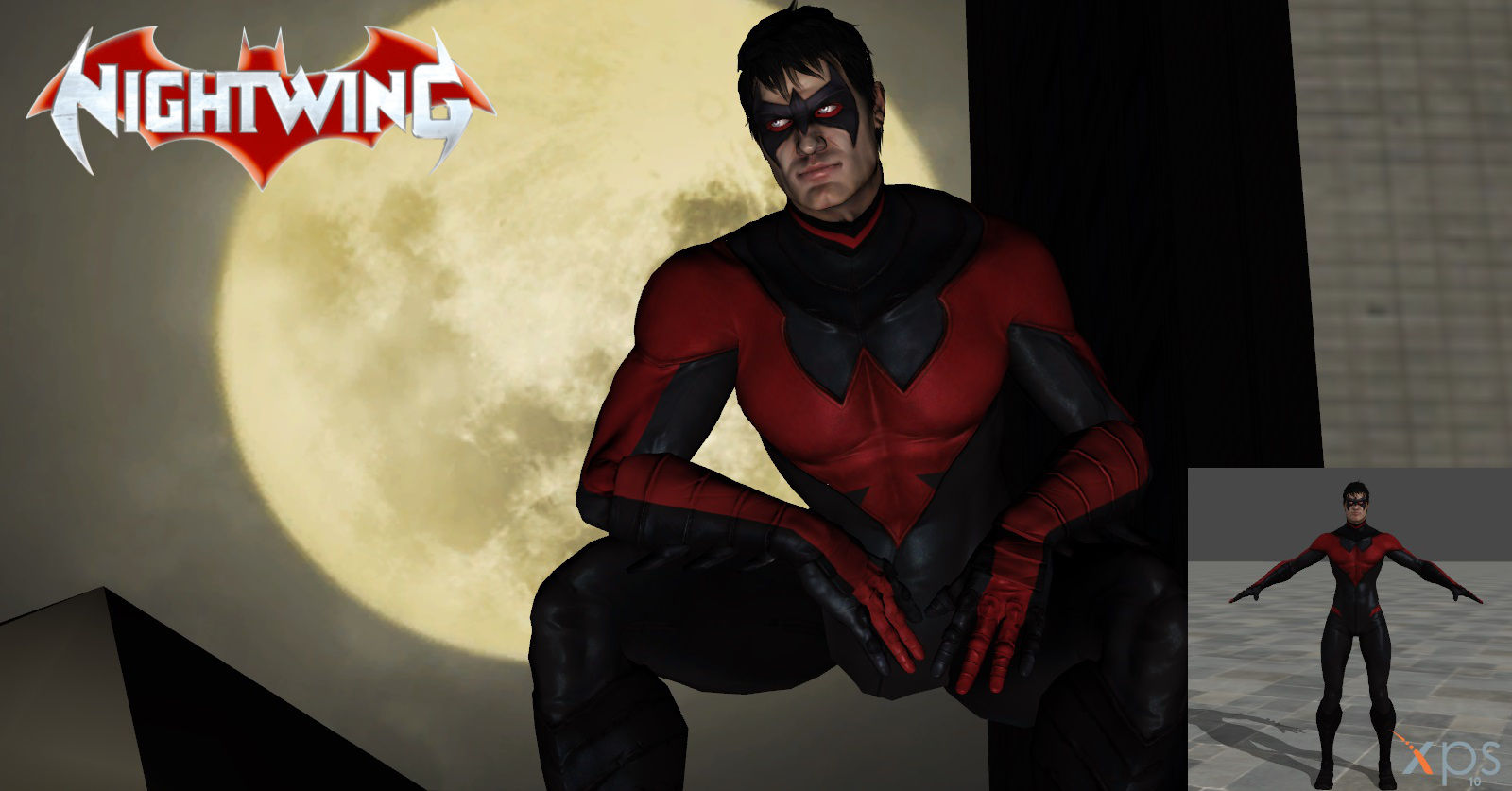 Wallpaper #smf47pIBSpphPi3-G19J88 New 52 Nightwing Costume 2 by Lonelyomega on Deviantart