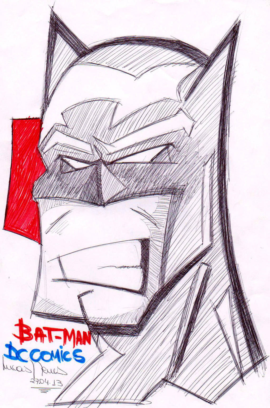 Wallpaper #7jMpM5MBcgDP3FvJVqk-147 Fan Art Sketch Batman by Lucatoon on Deviantart