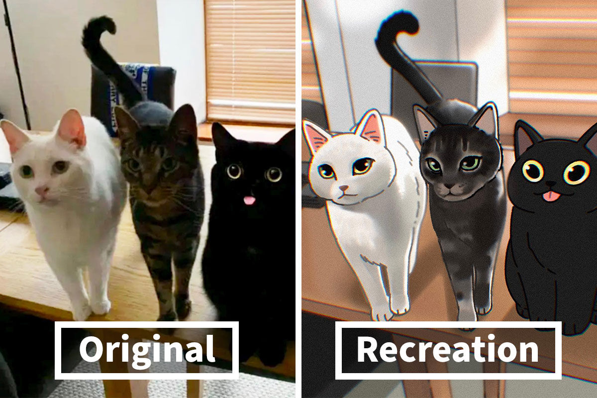 Wallpaper #-Wda9ZIBSpphPi3-4H5k173 Funny Images of Cats Found on the Internet Get Transformed into Cute