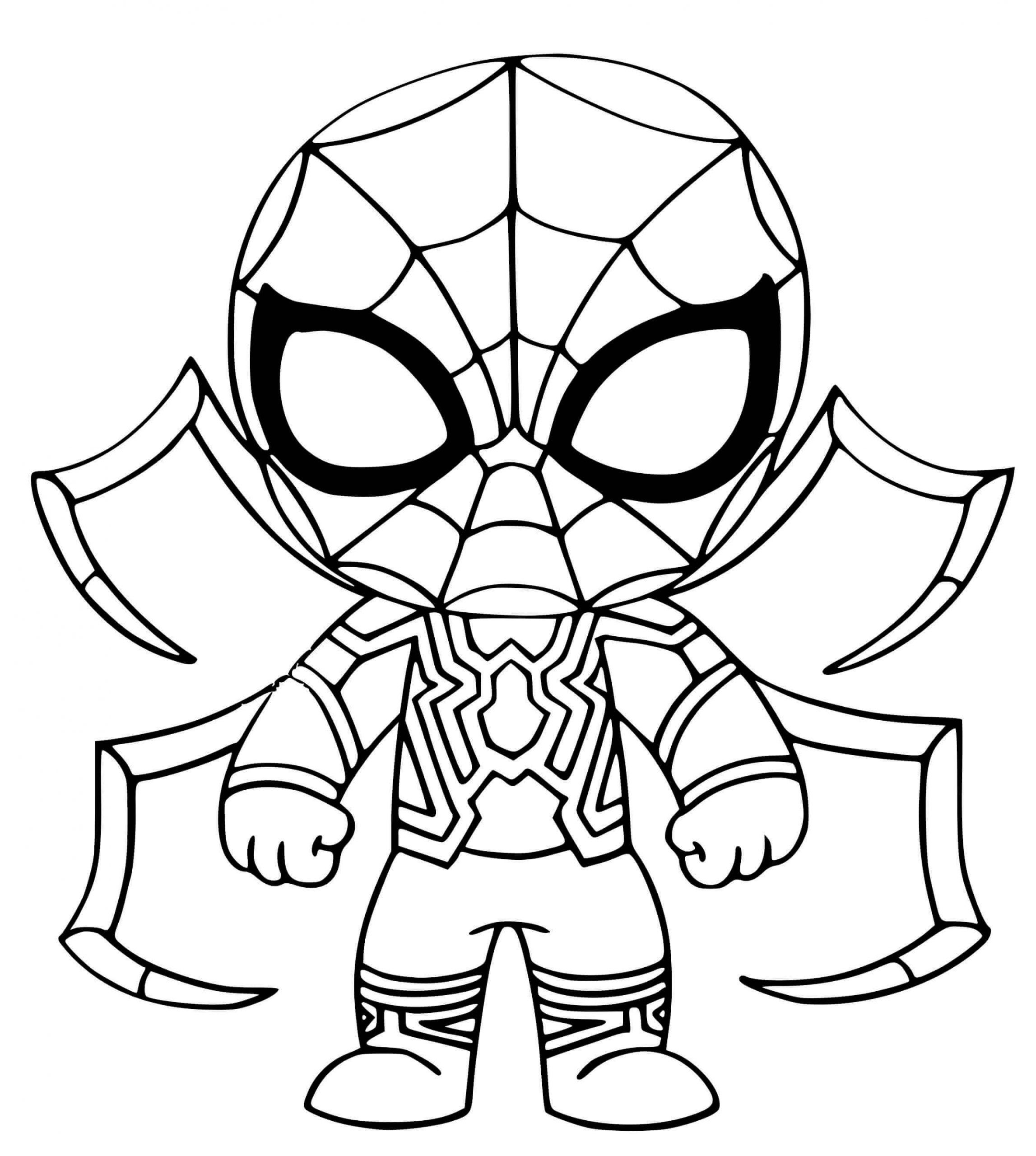 Wallpaper #7BGlM5MBXrlMTfB52Epu355 Coloriage Chibi Spiderman De Fer Telecharger Et Imprimer Gratuit Sur