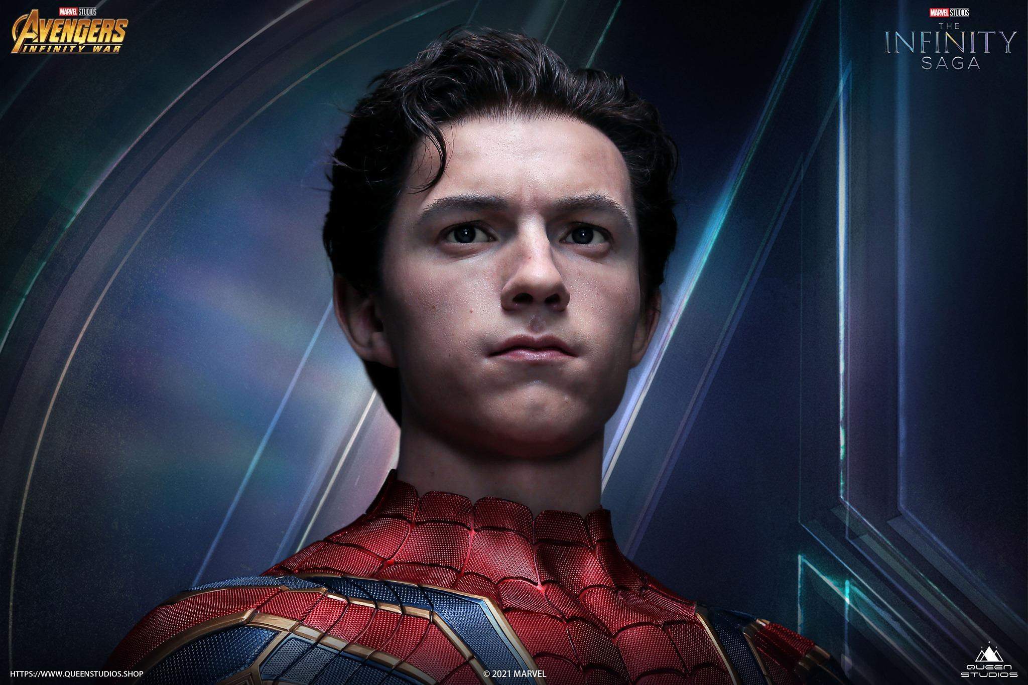 Wallpaper #B0UskY4B7YBJg1BVvJ6n54 Iron Spider Man Tom Holland Life Size Bust Lupongovph