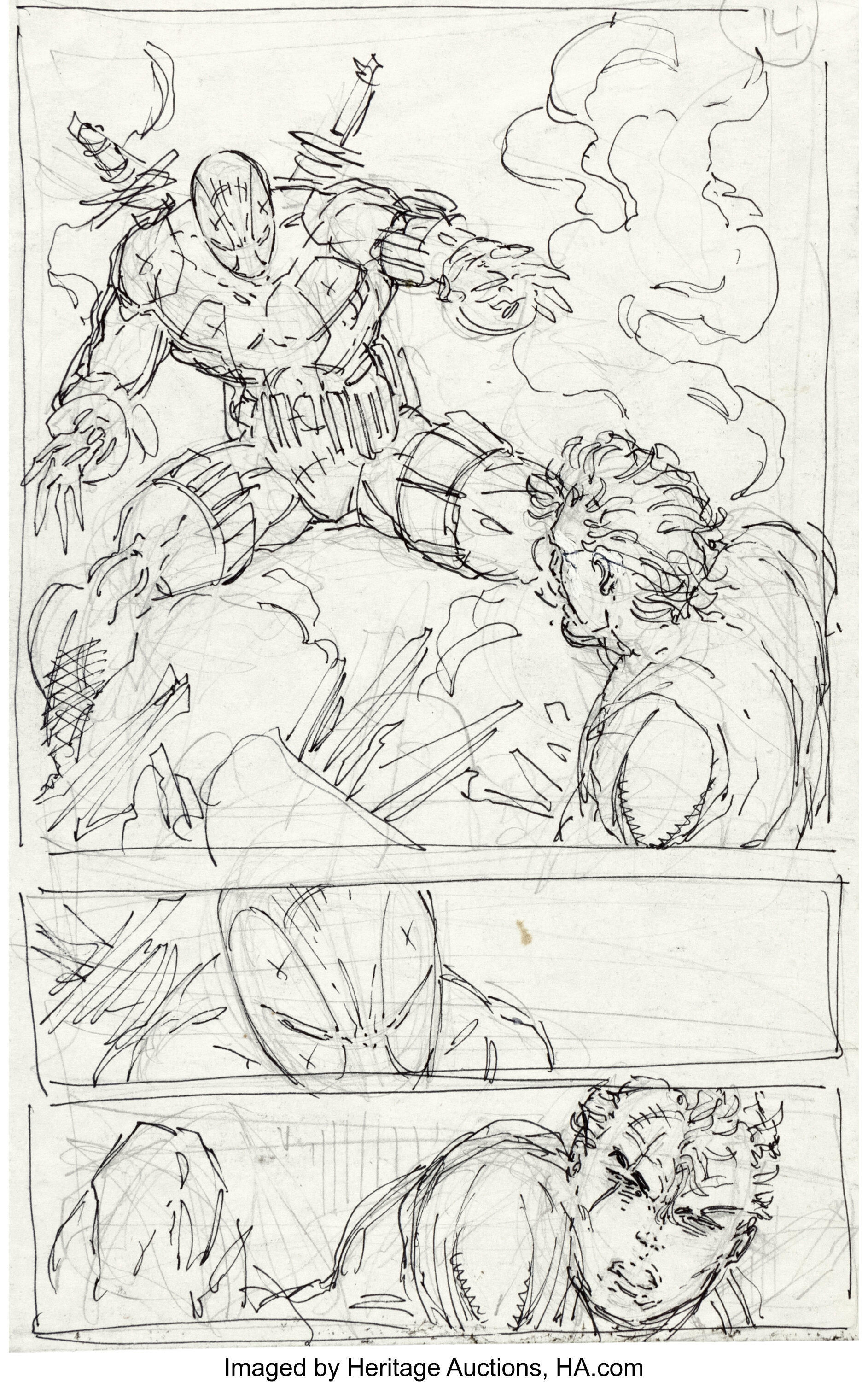Wallpaper #o6nwh5cBxbDgA0Rl0O5B43 Rob Liefeld Selling First Deadpool Drawings He Ever Did