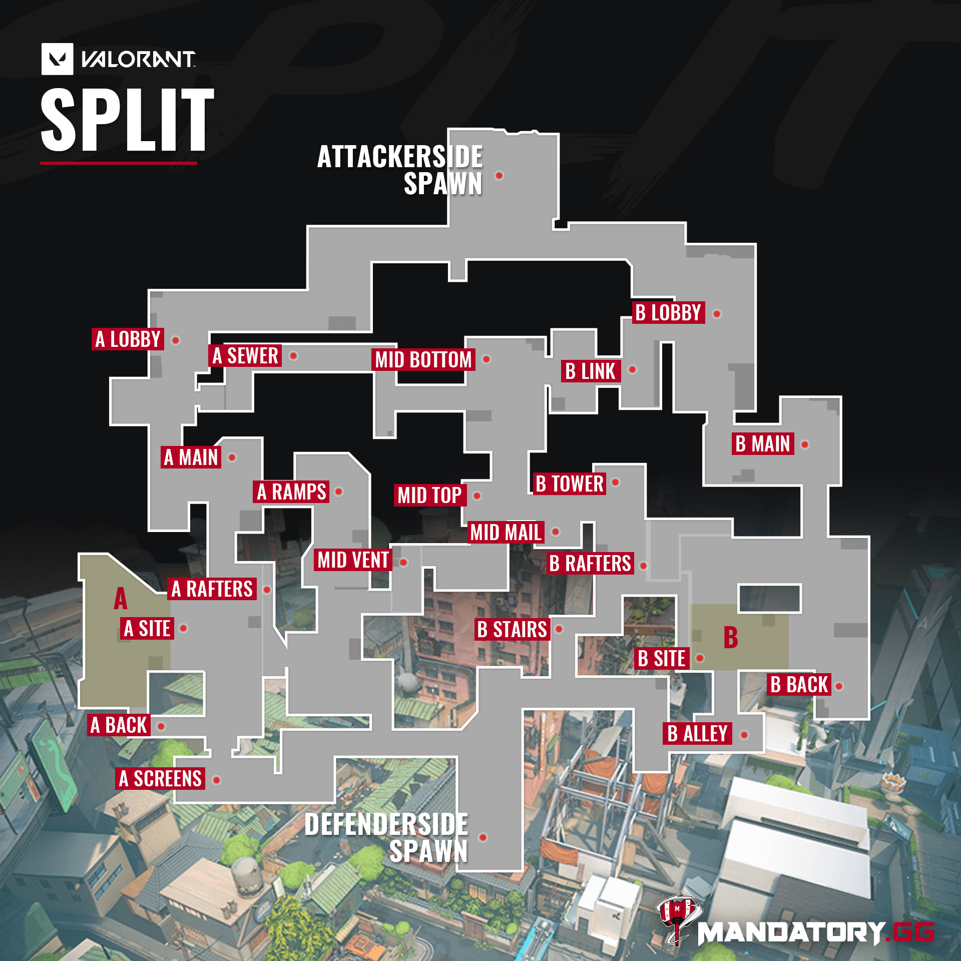 Wallpaper #zXQhwY4B_8f4nGFaoG1Z4 Valorant Tous Les Secrets De Split Map Valorant Mandatorygg