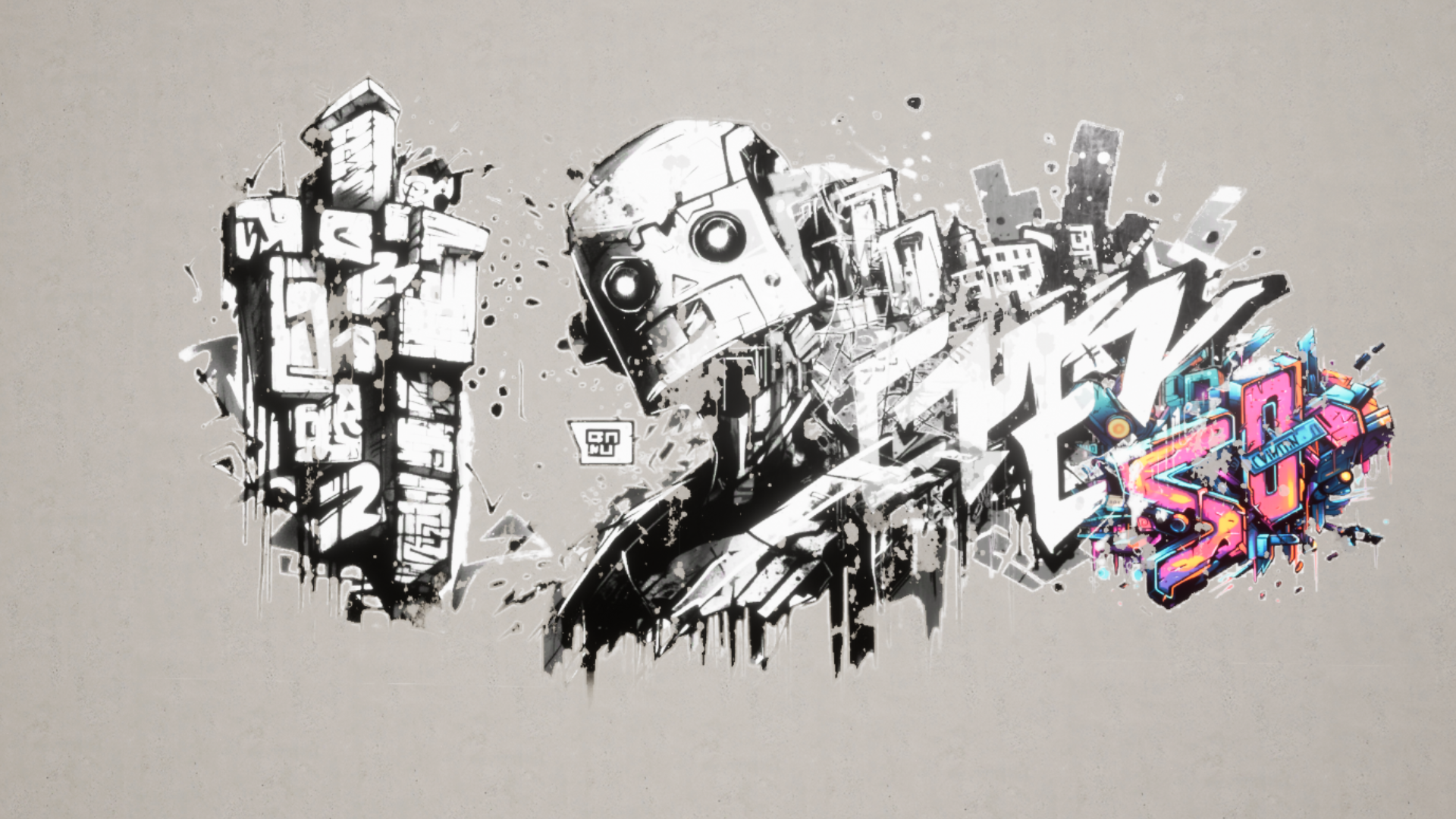 Wallpaper #jGfKAZMBSpphPi3-A6zd15 Cyberpunk Graffiti Decal in 2d Assets Ue Marketplace