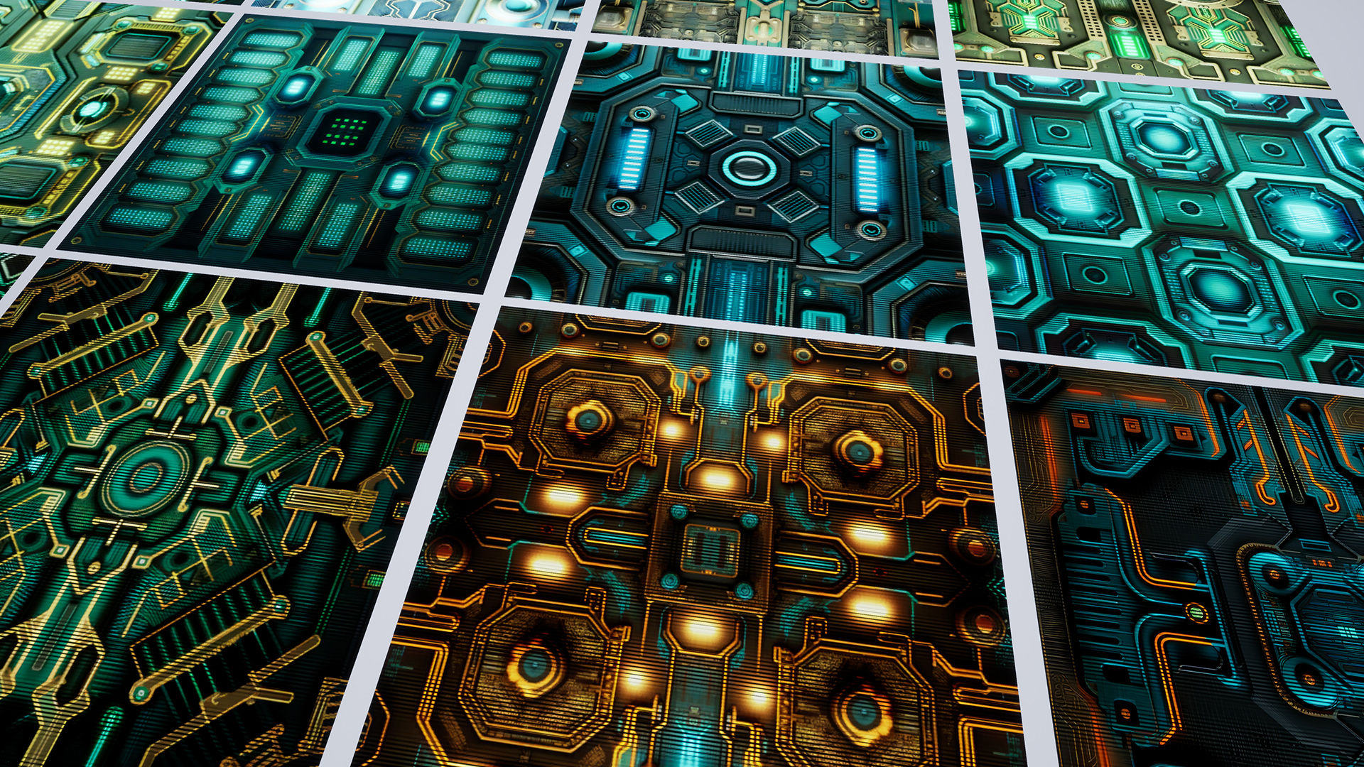 Wallpaper #iO_SSpMBMN-XEVvV4TnK9 50 Cyberpunk Screen Materials Pack 02 in Materials Ue Marketplace