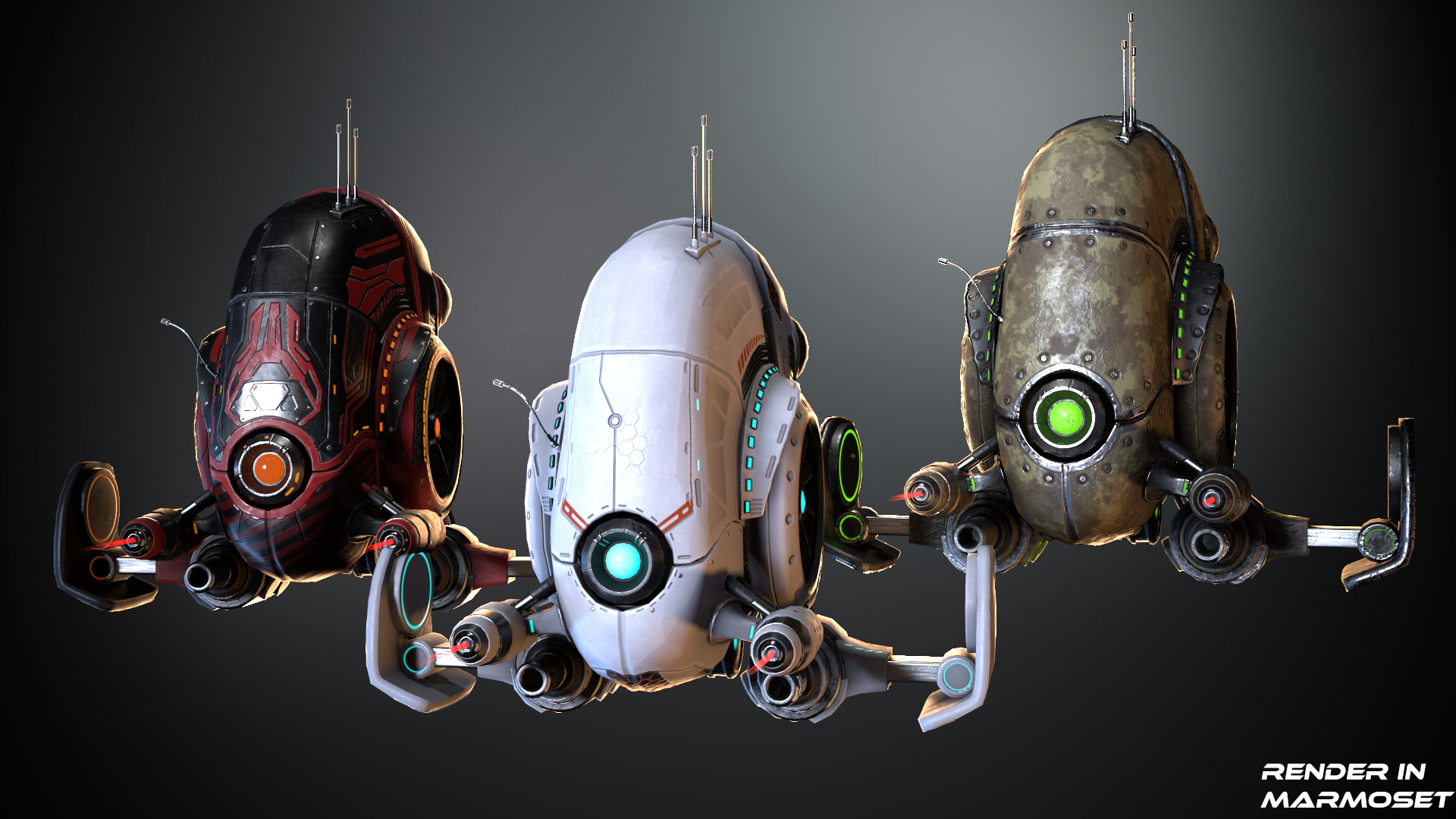 Wallpaper #eb723 Concept Sci Fi Drone Obj