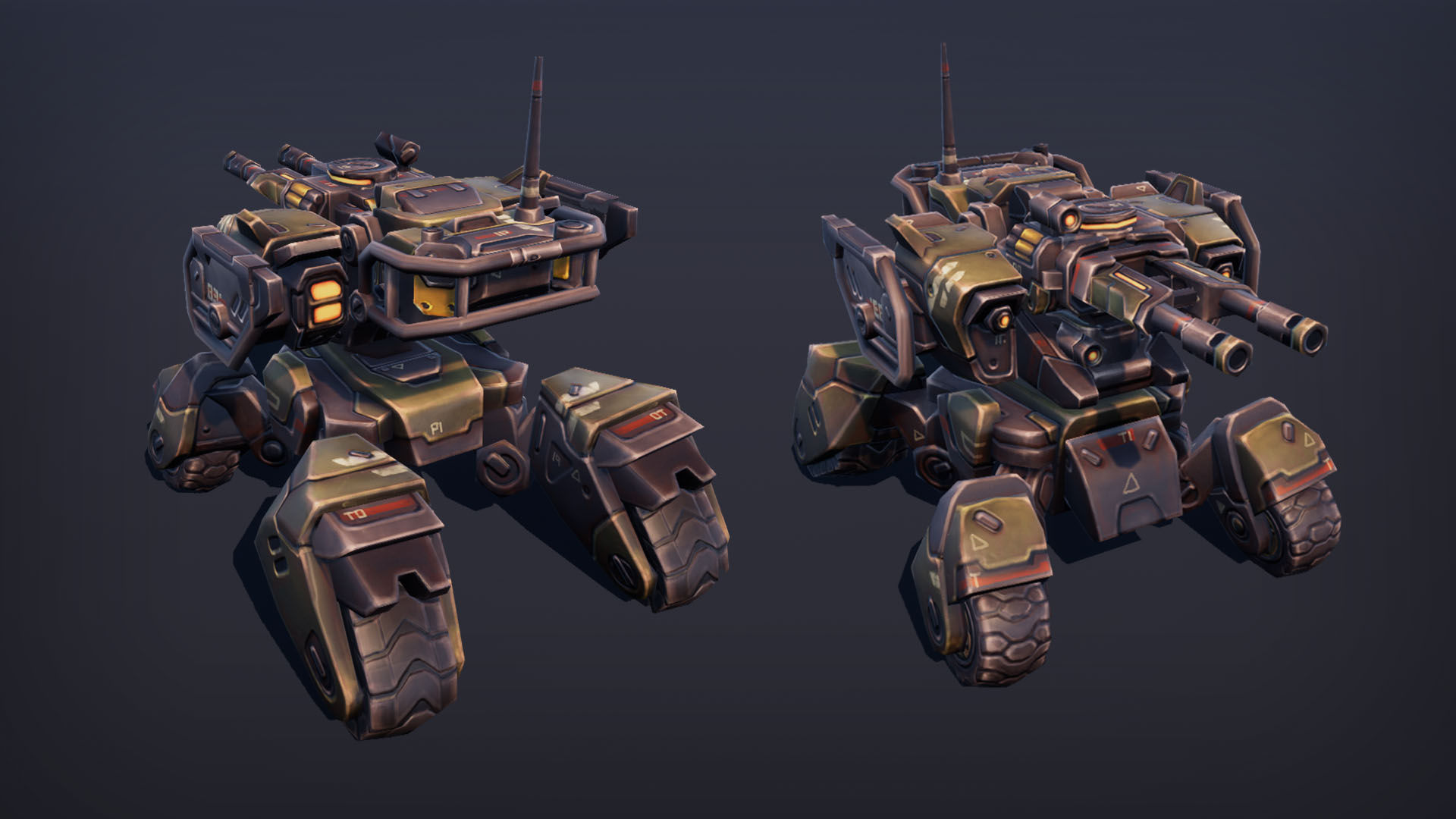 Wallpaper #PBeUPpMBPLD5_VEN9eCD78 Mech Constructor Spiders and Tanks by Slava Z in Characters Ue4