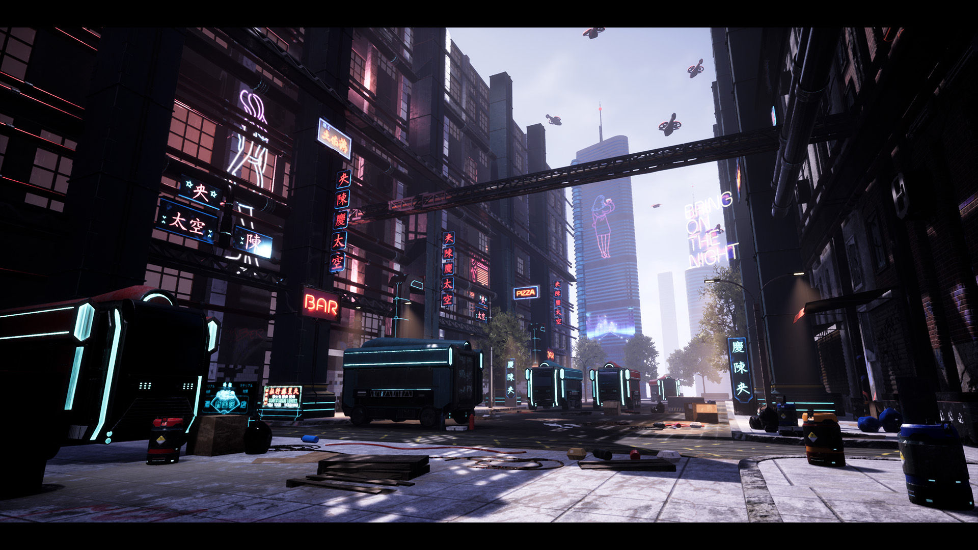 Wallpaper #eWch55IBSpphPi3-GzaF49 Cyberpunk Sci Fi Environment Cyberpunk Asset Set Cyberpunk in