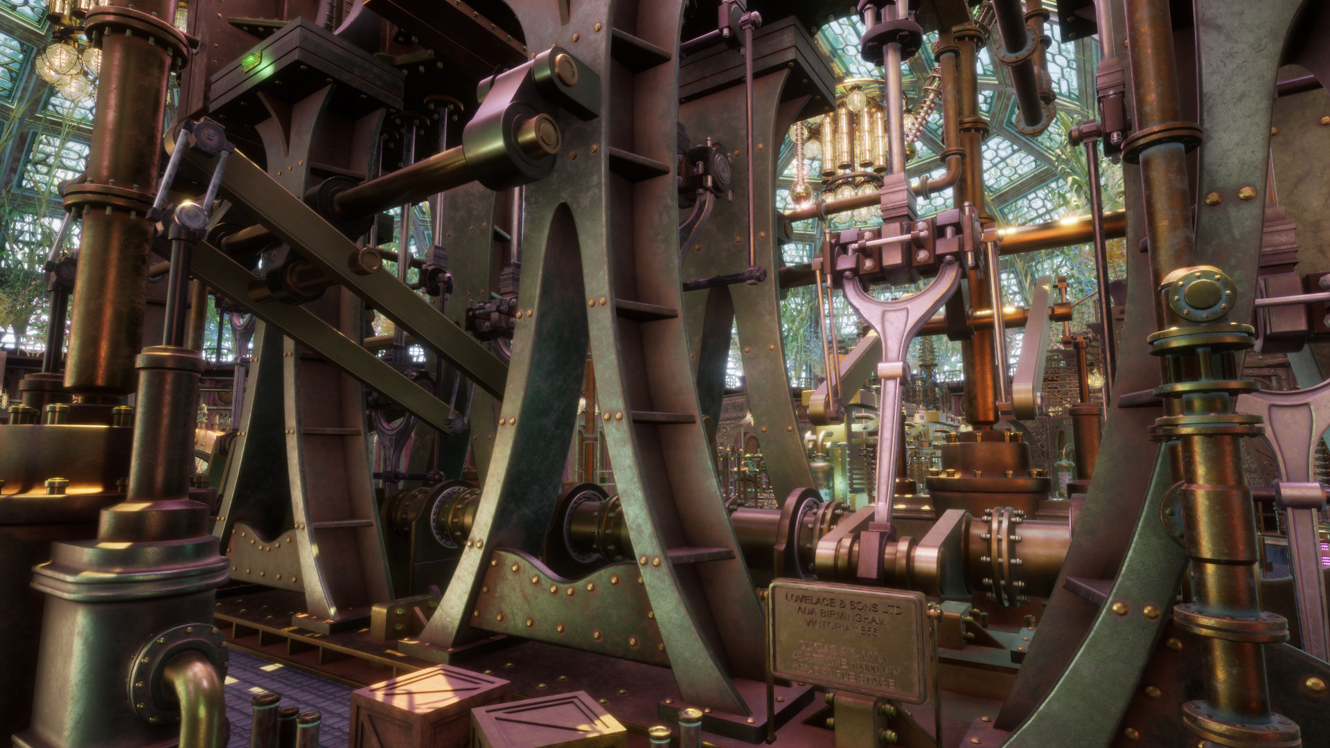 Wallpaper #-RkIF48BtGB6xQ78wG4_18 Cyber Steampunk Museum in Environments Ue Marketplace