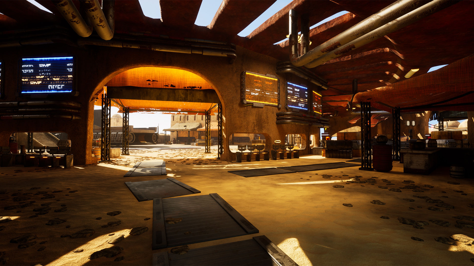 Wallpaper #h2jeIZMBSpphPi3-BDEJ389 Desert Science Fiction City Modular Pack in Environments Ue Marketplace
