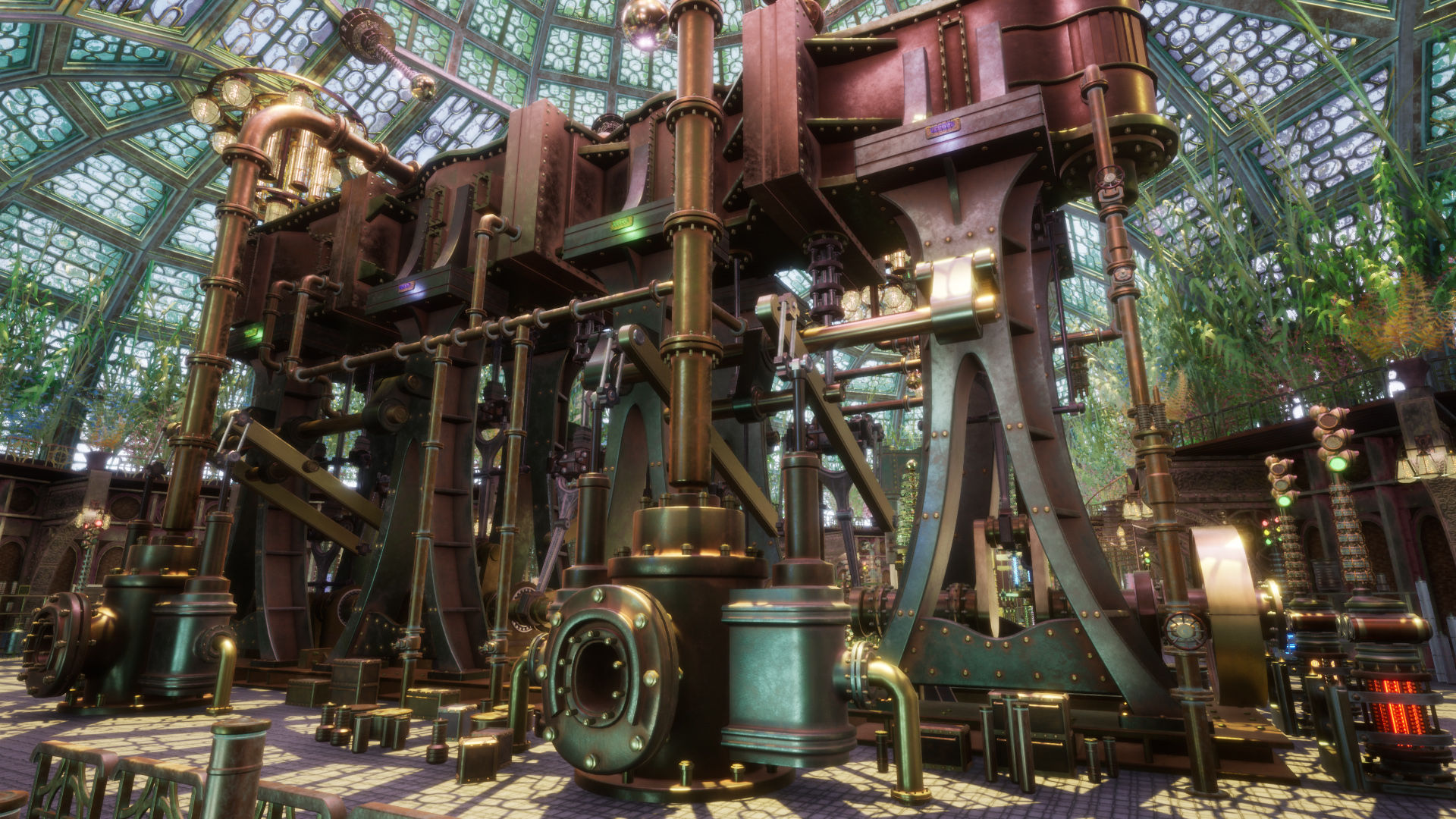 Wallpaper #8xkHF48BtGB6xQ78hG6c27 Cyber Steampunk Museum Ue