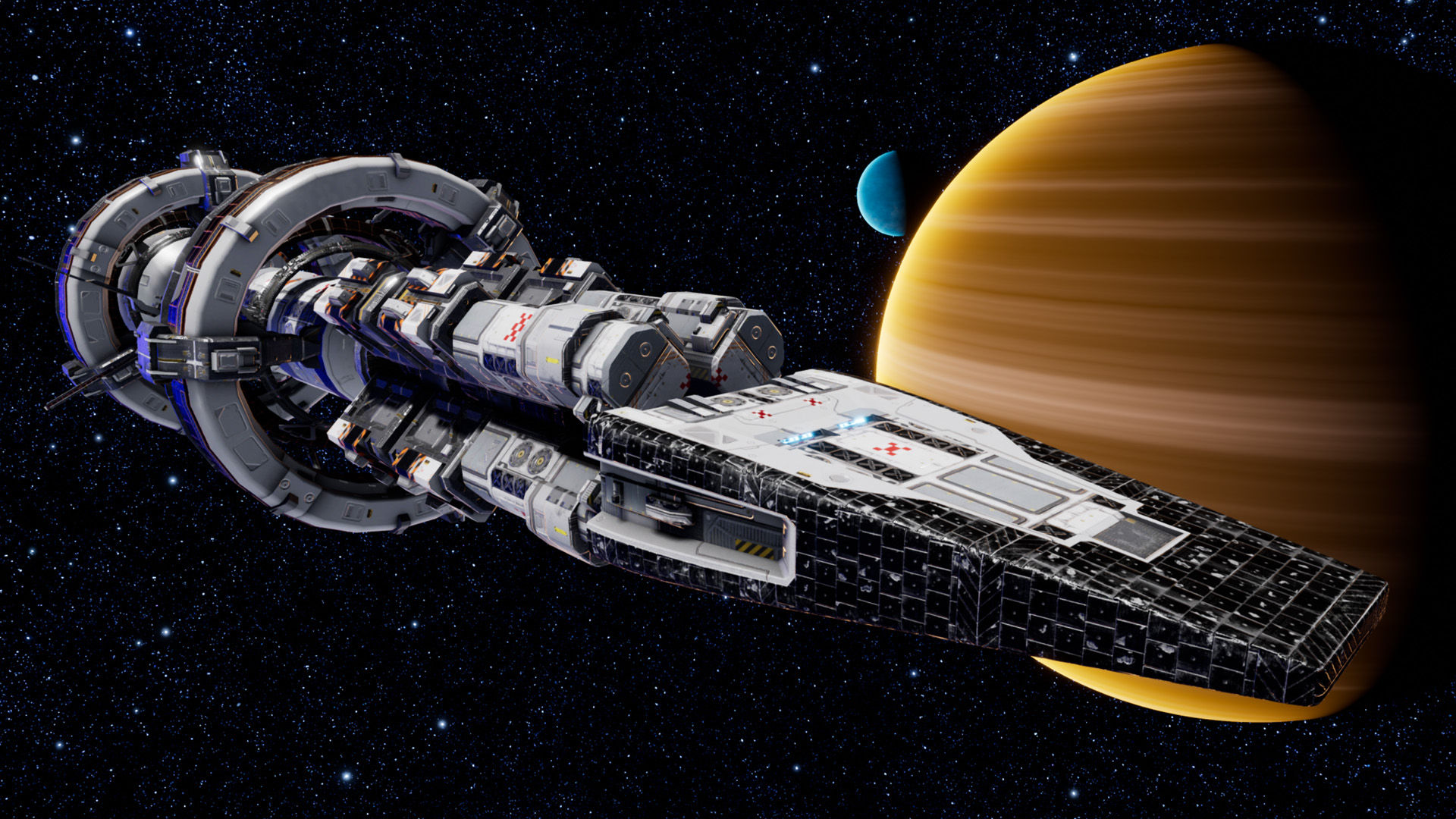 Wallpaper #H2huGZMBSpphPi3-FBdI94 Spaceship Colony Mothership in Blueprints Ue Marketplace