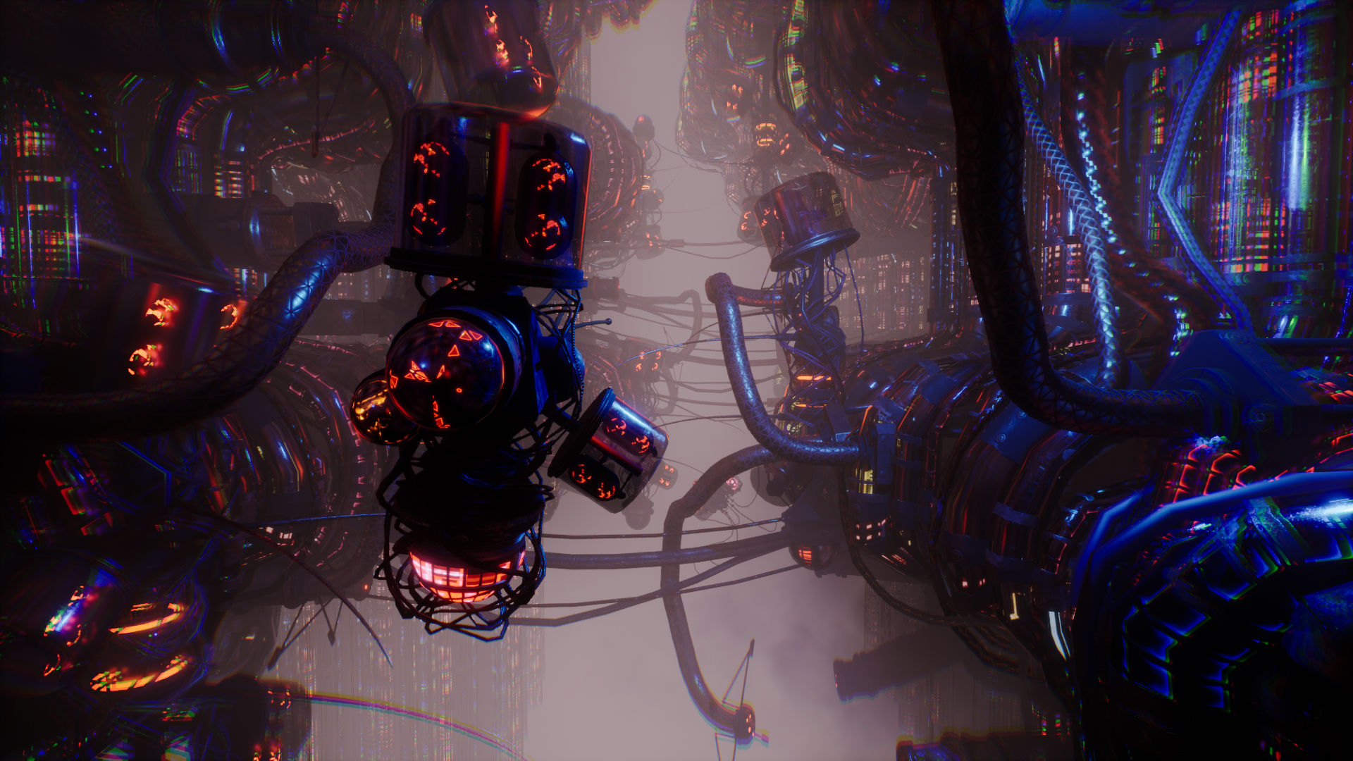 Wallpaper #_Wd9_pIBSpphPi3-Hp-I50 Cyberpunk Glass City in Environments Ue Marketplace