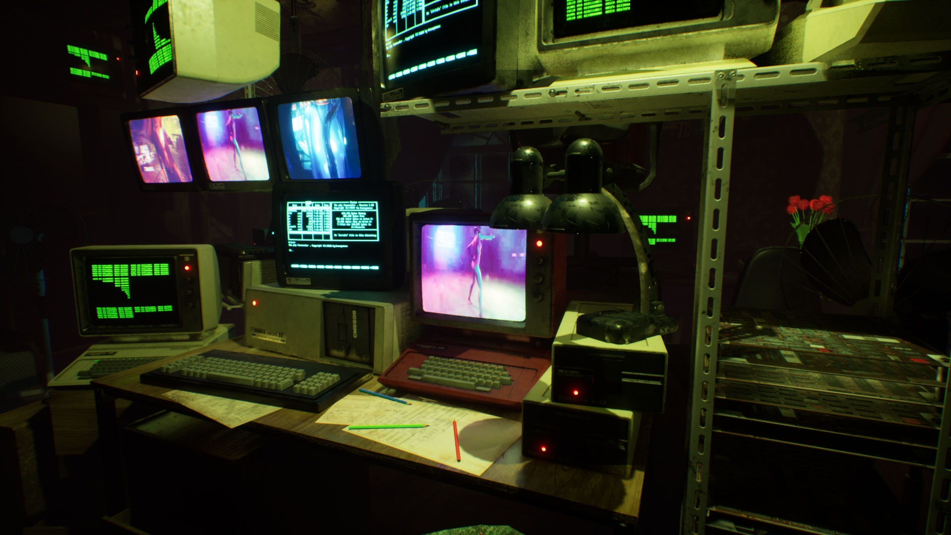 Wallpaper #GBkZF48BtGB6xQ78Lm-g25 Cyberpunk Cyber Room in Environments Ue Marketplace
