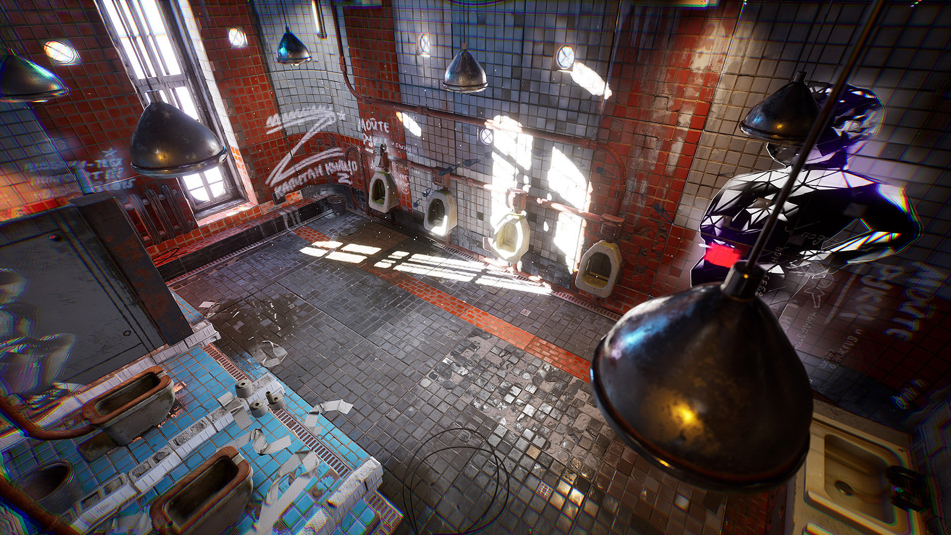 Wallpaper #sRltBI8BtGB6xQ789k7_29 Cyberpunk Toilet Environment Kit in Environments Ue Marketplace