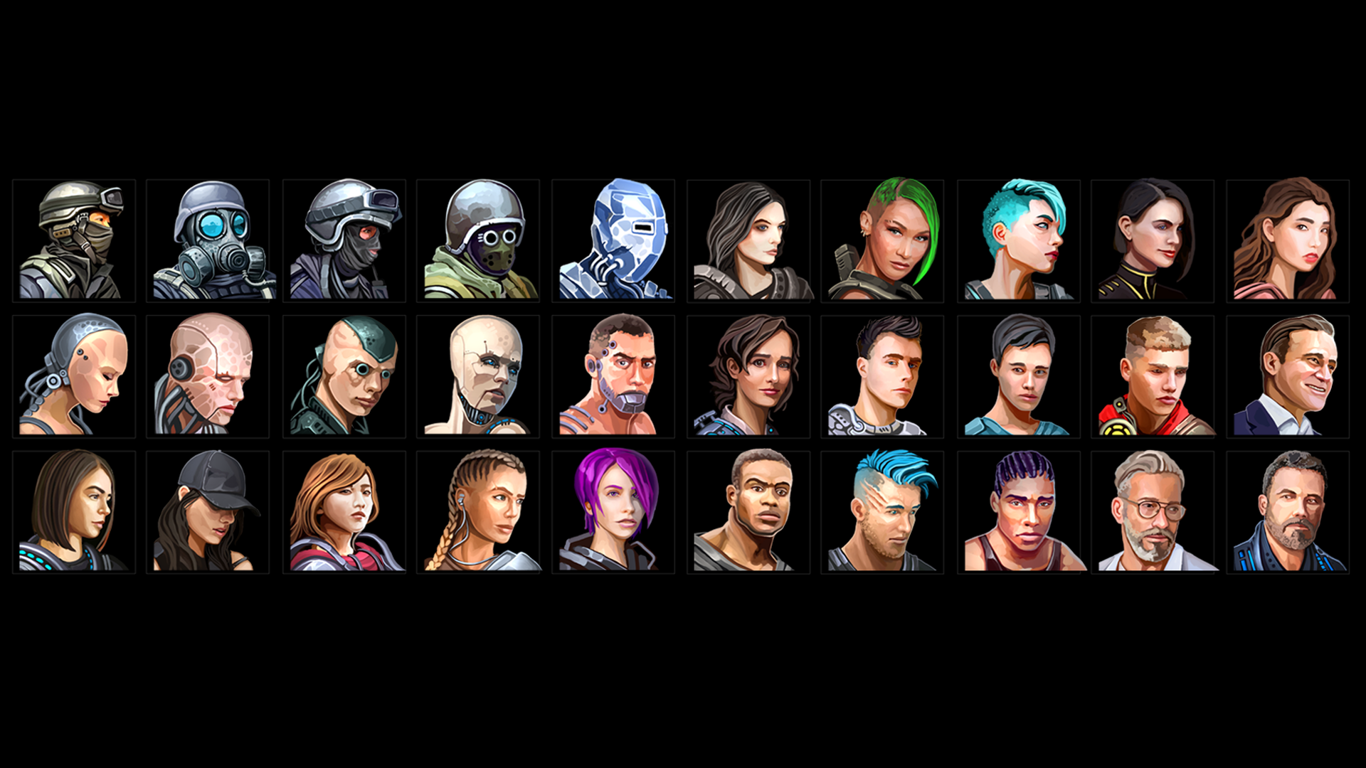 Wallpaper #3mdcE5MBSpphPi3-X_-p319 Cyberpunk Avatars in 2d Assets Ue Marketplace