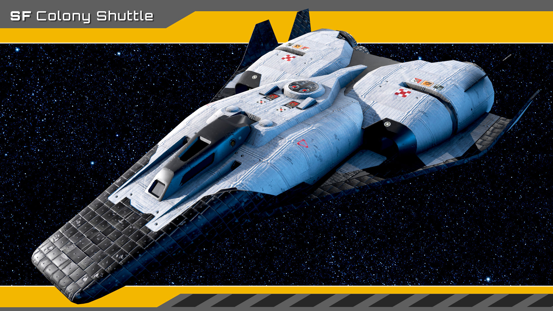 Wallpaper #W2dA_5IBSpphPi3-PqJe228 Colony Shuttle Spaceship in Characters Ue Marketplace