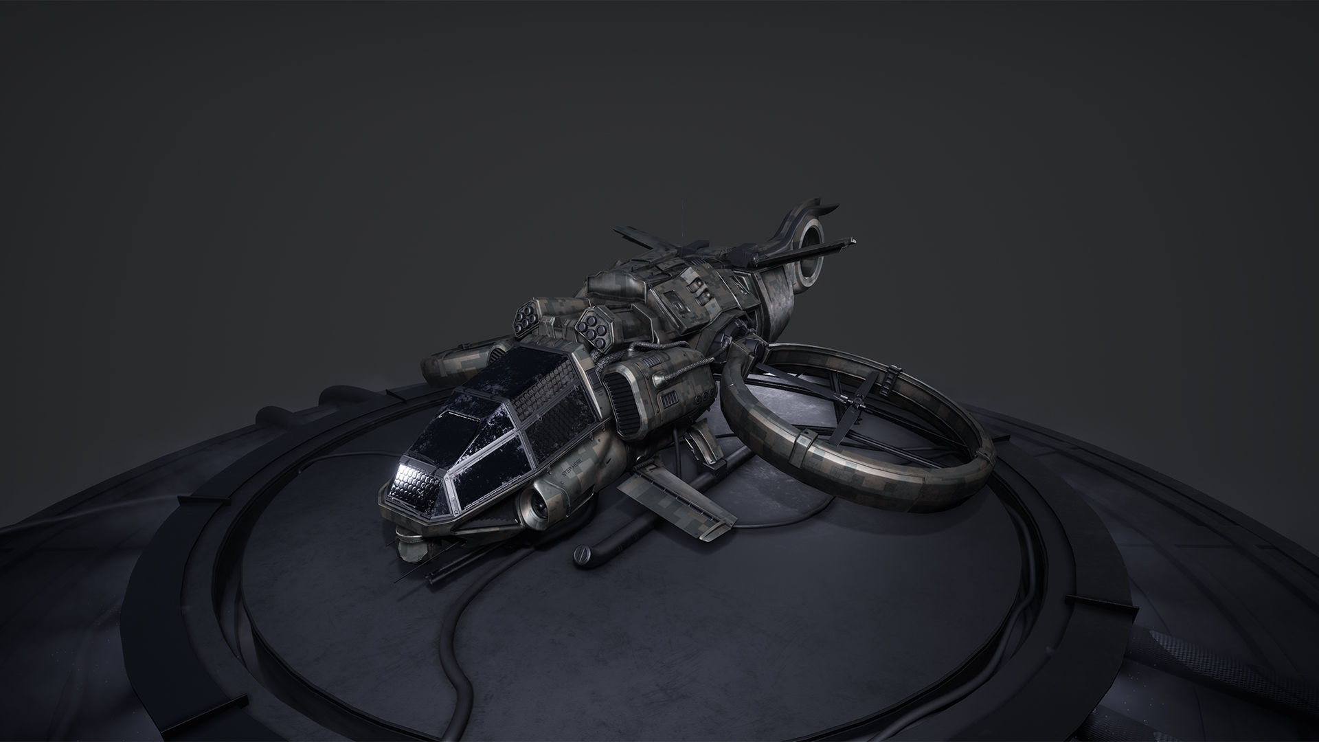 Wallpaper #H2huGZMBSpphPi3-FBdI187 Sci Fi Gunship in Blueprints Ue Marketplace