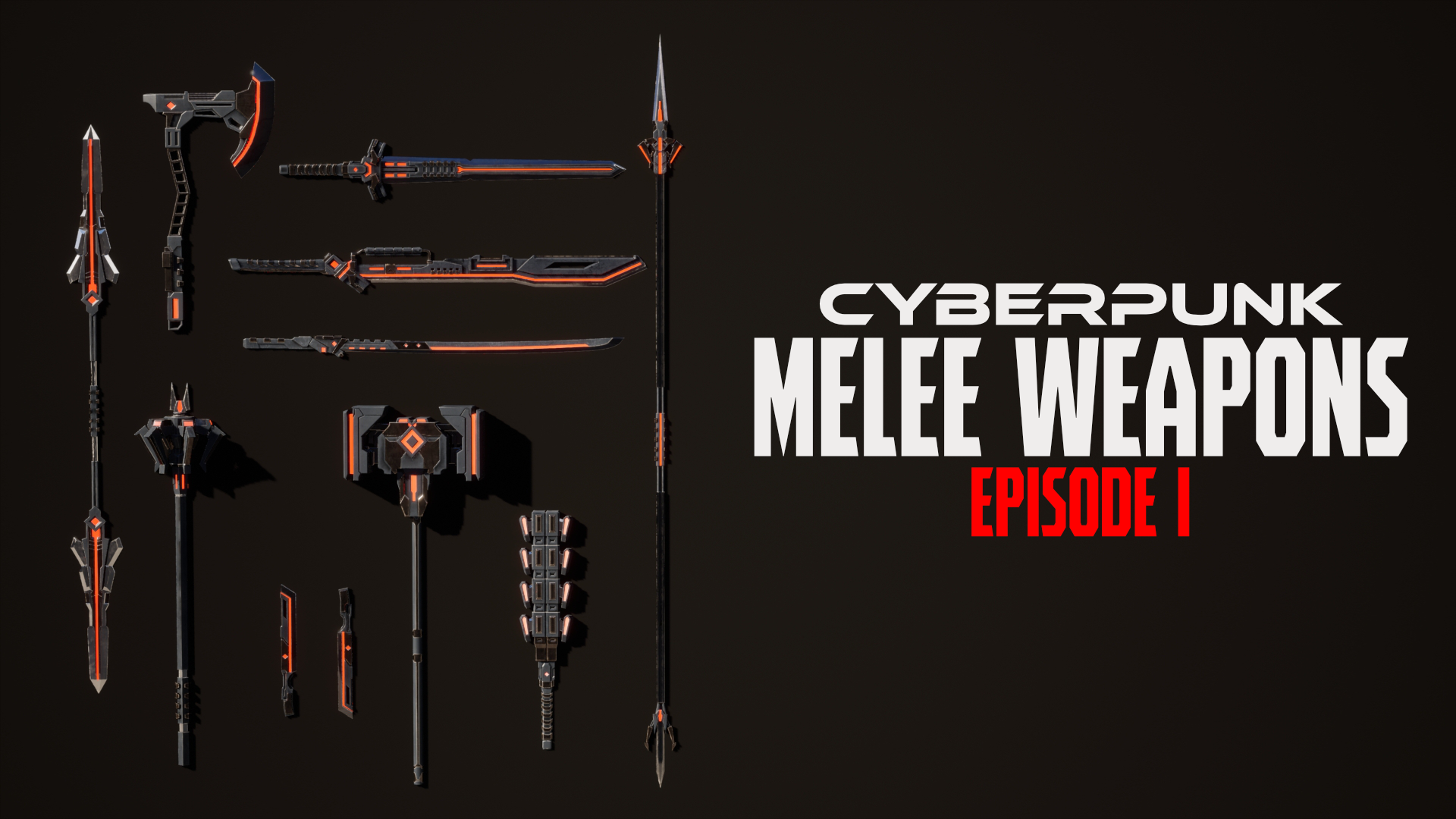 Wallpaper #7xowUJMB1yWOL4qgNn_e8 Cyberpunk Melee Weapons Episode 1 in Weapons Ue Marketplace