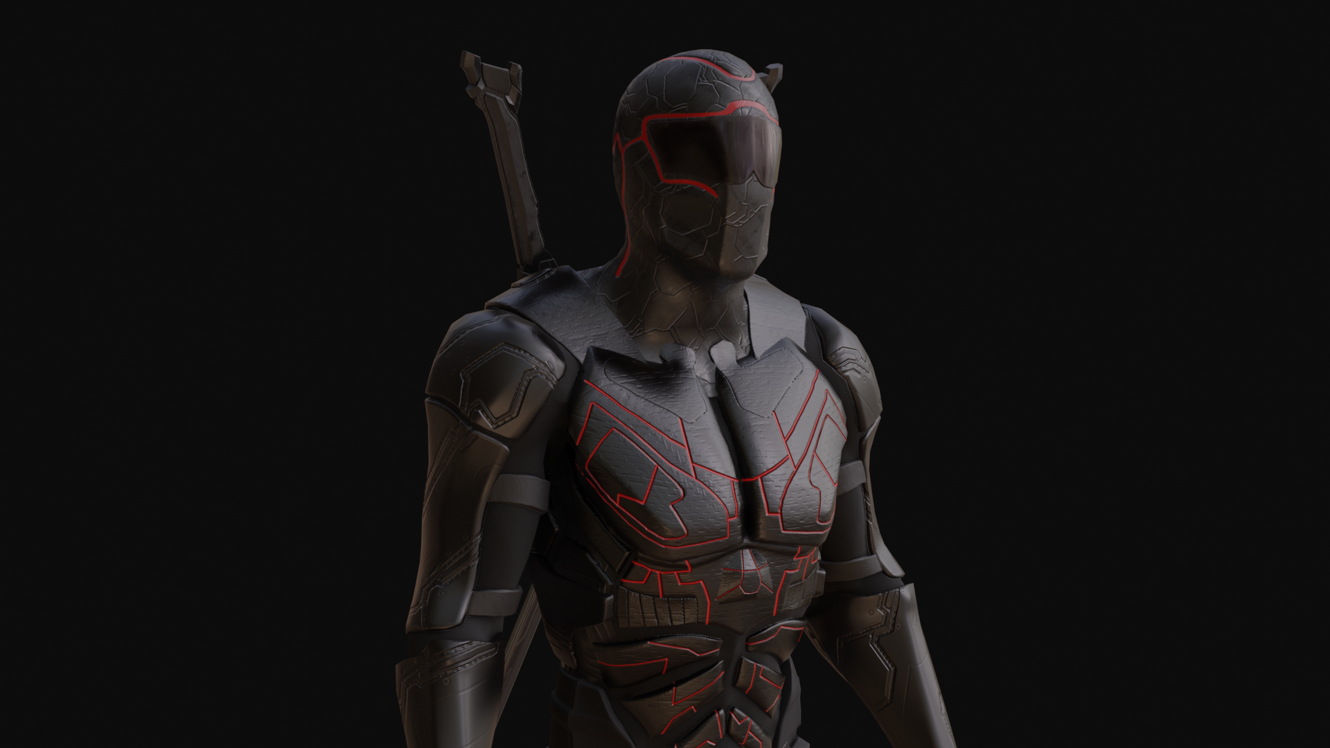 Wallpaper #om3IZ5cBycdYOYFTiW_161 Cyber Ninja Armor