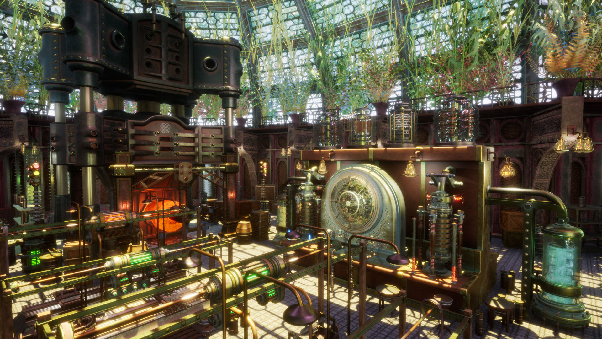 Wallpaper #8xkHF48BtGB6xQ78hG6c25 Cyber Steampunk Museum in Environments Ue Marketplace