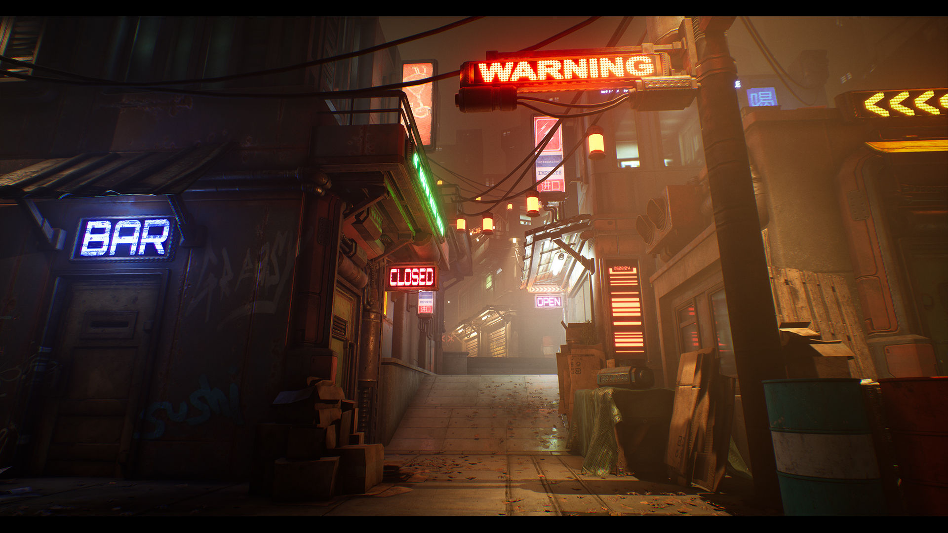 Wallpaper #fmeh-pIBSpphPi3-95Fq95 Modular Cyberpunk City Asset Pack in Environments Ue Marketplace