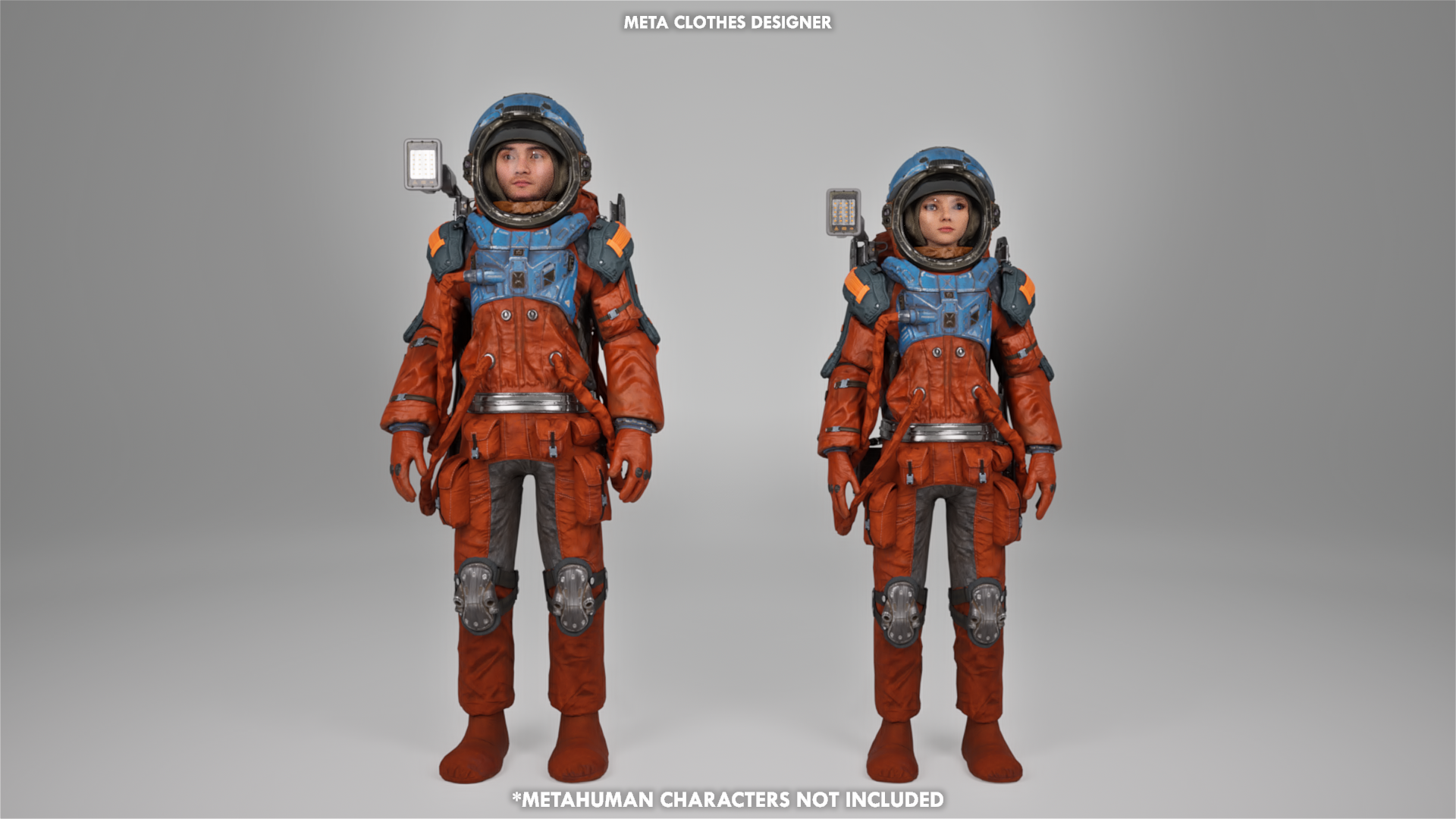 Wallpaper #Q2cF-JIBSpphPi3-IohL281 Sci Fi Space Suit V3 Sci Fi Uniform Astronaut Men Women Fully
