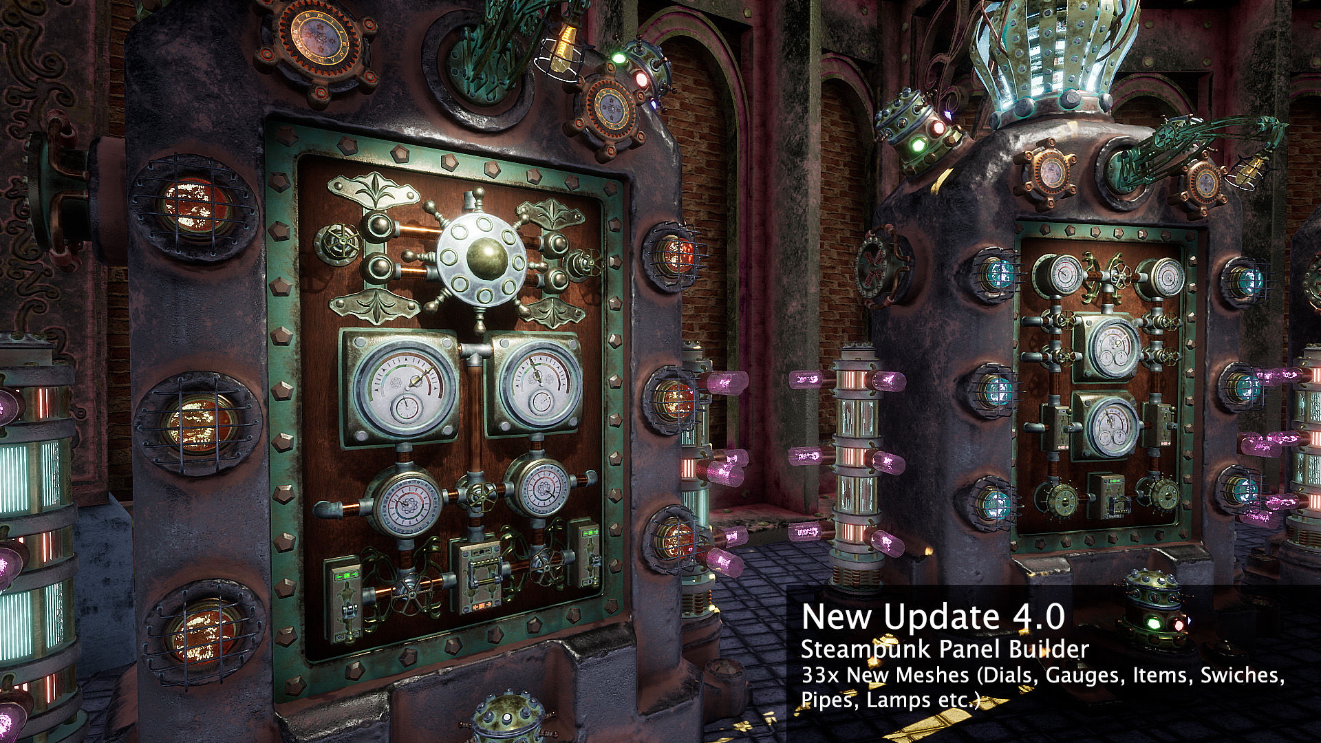 Wallpaper #-RkIF48BtGB6xQ78wG4_53 Cyber Steampunk Museum in Environments Ue Marketplace