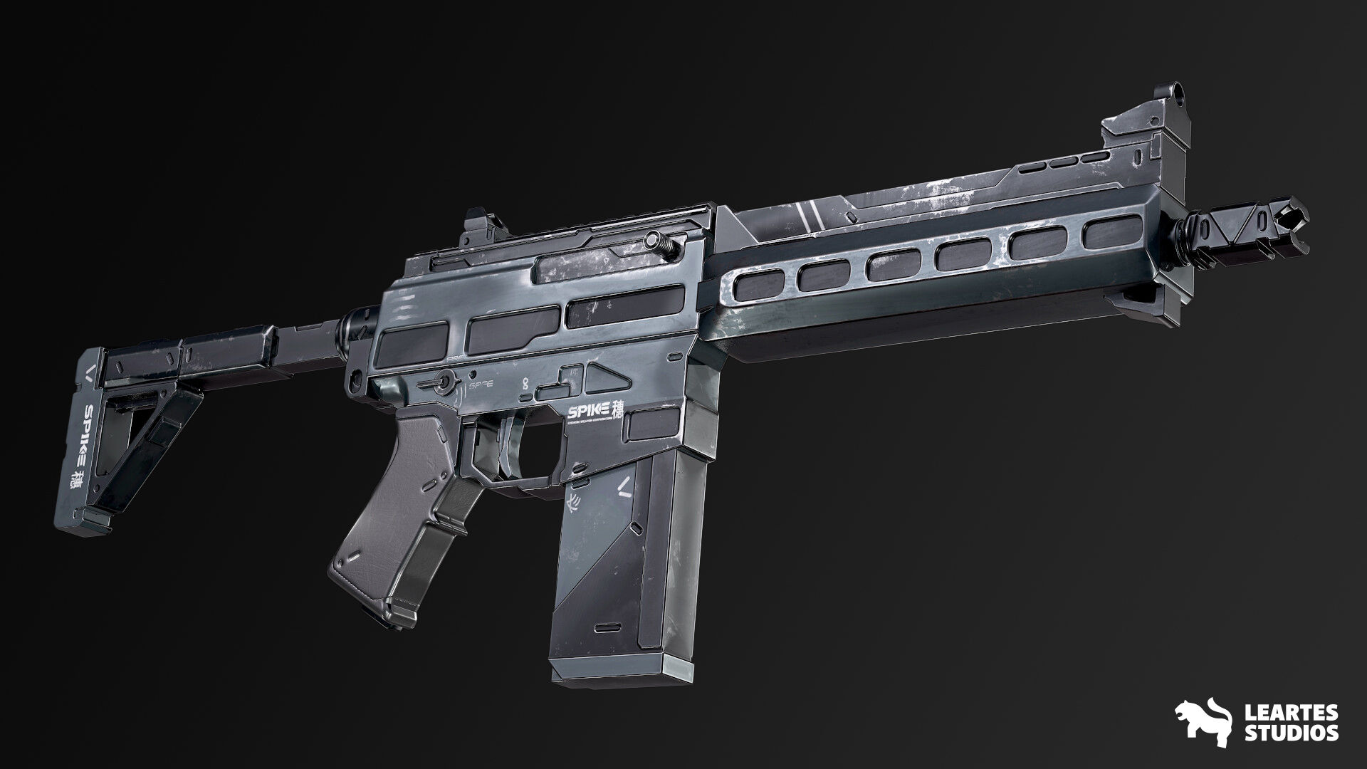 Wallpaper #Qmc2_5IBSpphPi3-FaJe117 Cyberpunk Assault Rifles in Props Ue Marketplace