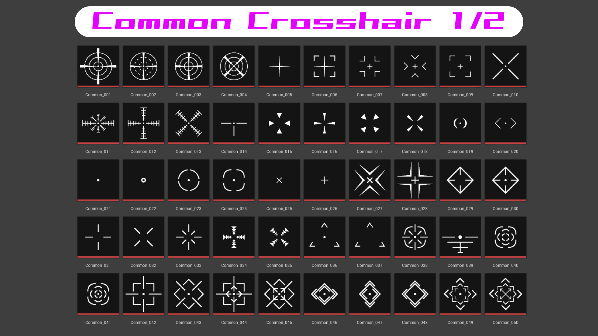 Wallpaper #Omd57ZIBSpphPi3-UVgS285 Unique Common Crosshairs Pack 2d Ue
