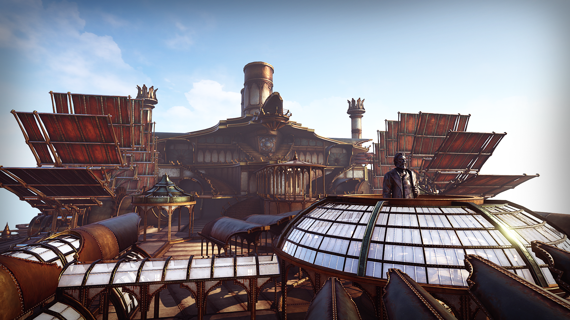 Wallpaper #y2gfHJMBSpphPi3-gSGc310 Steampunk Airship by Jerome Pourchier in Environments Ue4 Marketplace