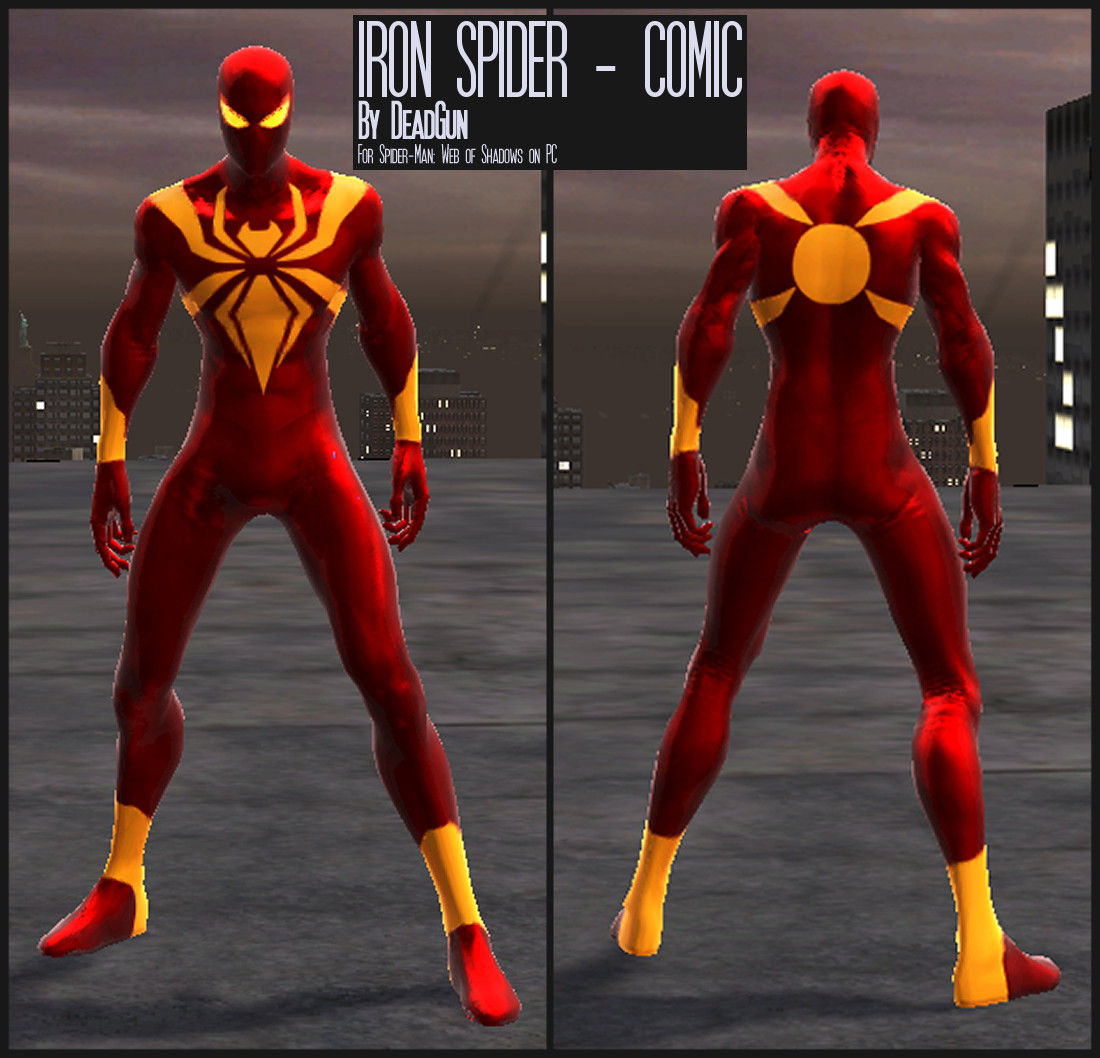 Wallpaper #j6U0MpMB0vj5YdARHNPk215 Comic Iron Spider Suit Spider Man Web of Shadows Mods