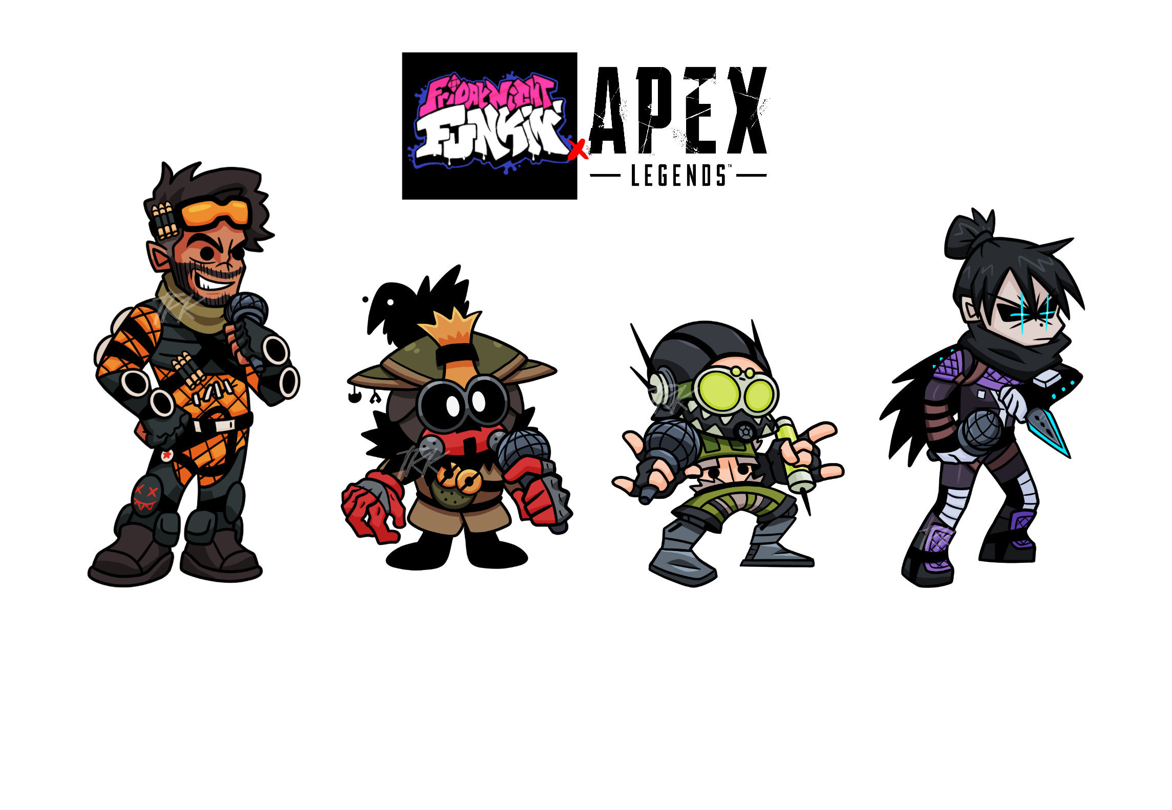 Wallpaper #wGdT_JIBSpphPi3-k5dU33 Fnf X Apex Legends Friday Night Funkin Mods