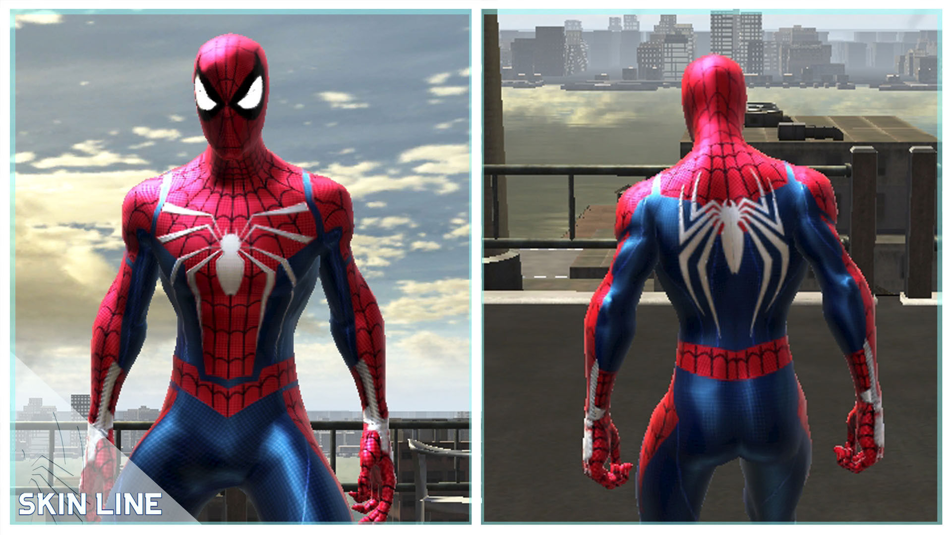 Wallpaper #x2cJAZMBSpphPi3-p6go351 Advenced Suit PS4 Intro Spider Verse Spider Man Web of Shadows Mods