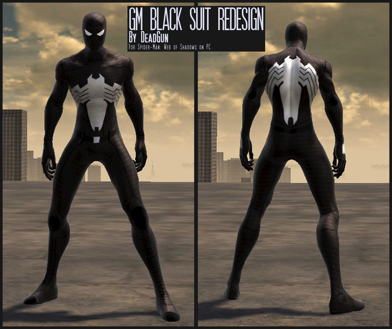 Wallpaper #1hyYQJMB8JfcLg2JZfa4225 Godzillamendoza Cloth Black Suit Redesign Suit Spider Man Web of