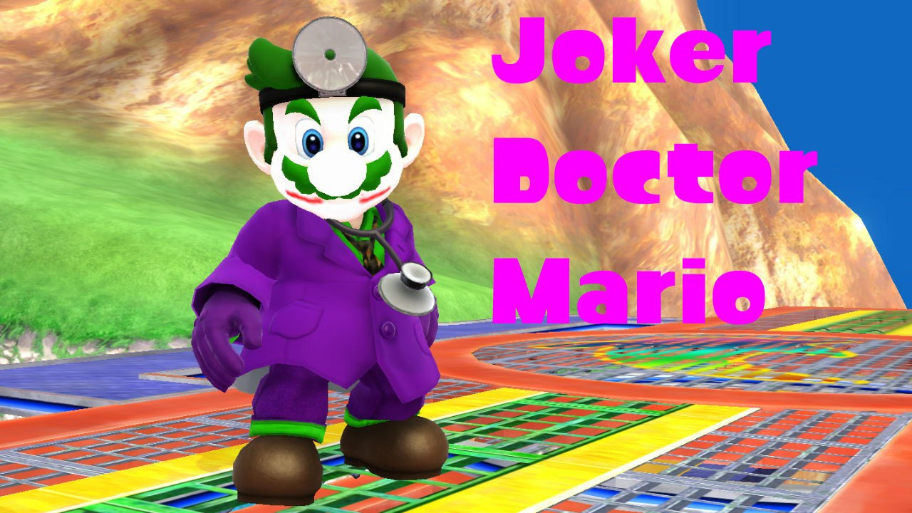 Wallpaper #27ip25IBJvJKYCmEkfew66 Joker Doc Mario Tex Idd and Ui Super Smash Bros Wii U Mods