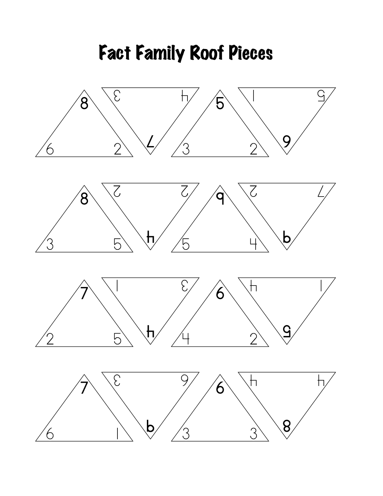 Wallpaper #_GcLCZMBSpphPi3-ZM3k282 Free Fact Triangles Worksheets Activity Shelter