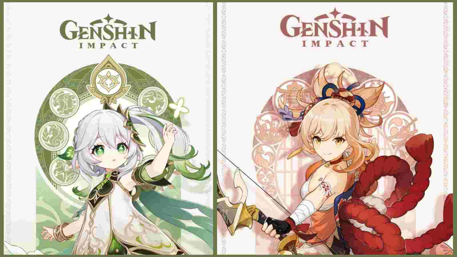 Wallpaper #Wmj_FpMBSpphPi3-vA1n138 Nahida Banner in Genshin Impact Release Date and 4 Star Characters
