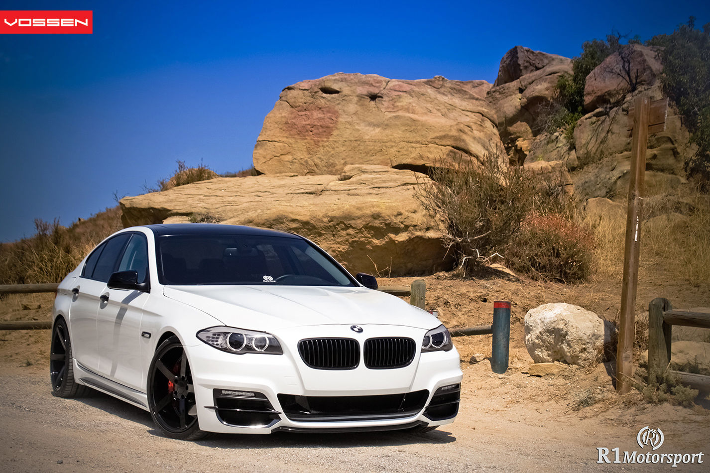Wallpaper #IRlGB48BtGB6xQ786FaK21 Modified 535i with Custom Painted Vossen Cv3