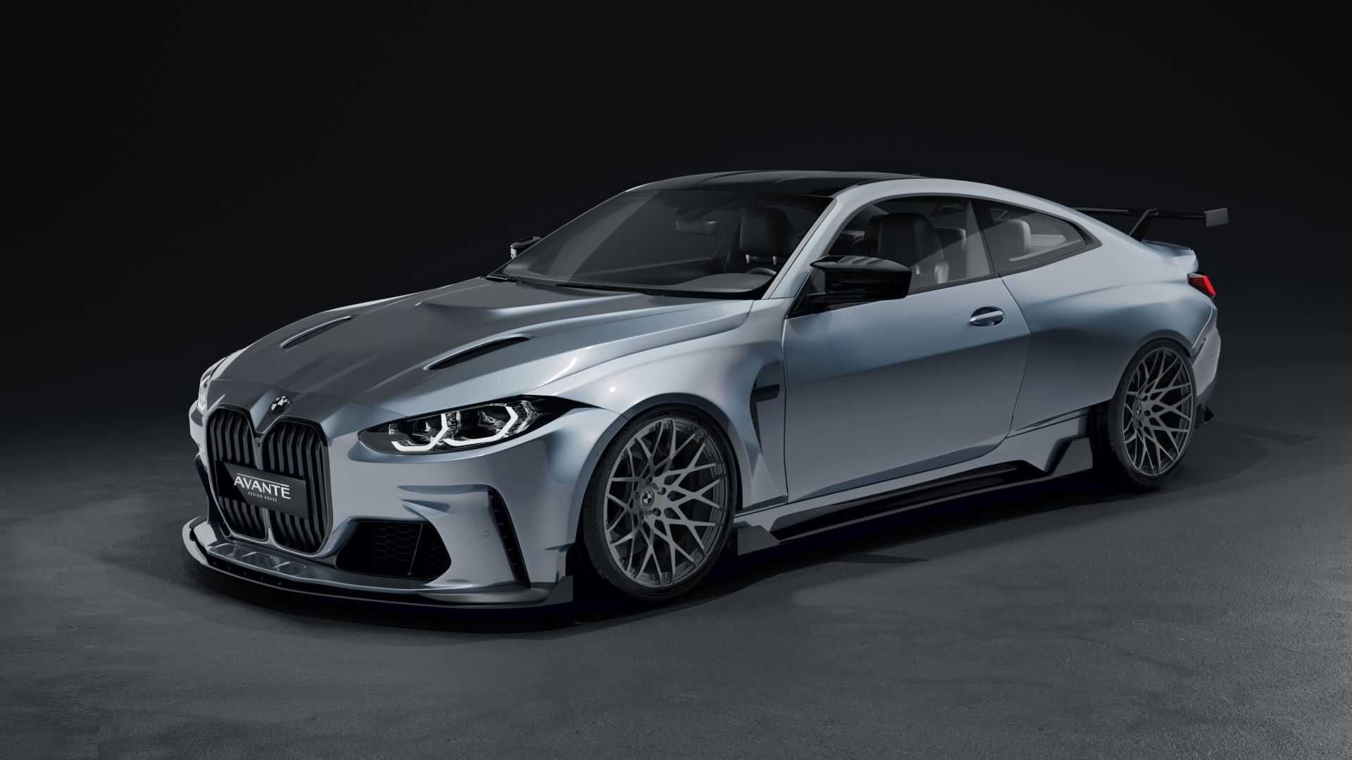 Wallpaper #KwBr6o4BSdW8dNouqg-W14 Avante Design Offer Smaller Grille and Widebody for New BMW M4