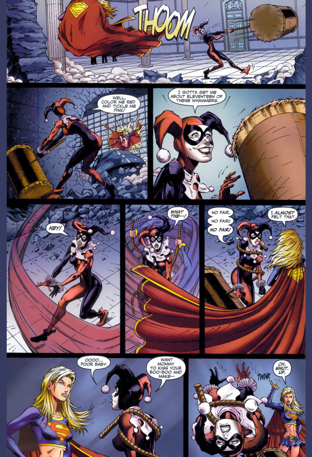 Wallpaper #4b84f Womens Deluxe Harley Quinn Jumpsuit Costume