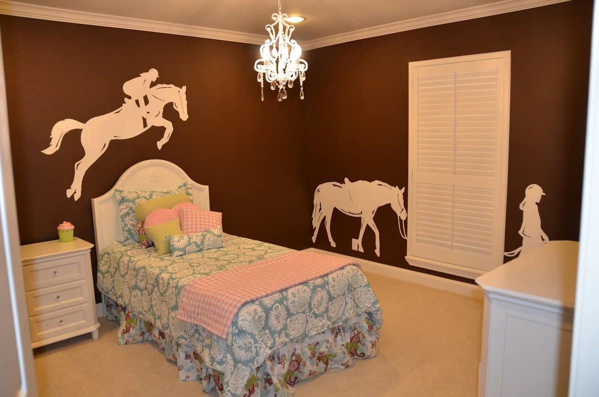 Wallpaper #6d707 Wistful Smile Horse Themed Bedrooms Bedroom Themes Girl Room