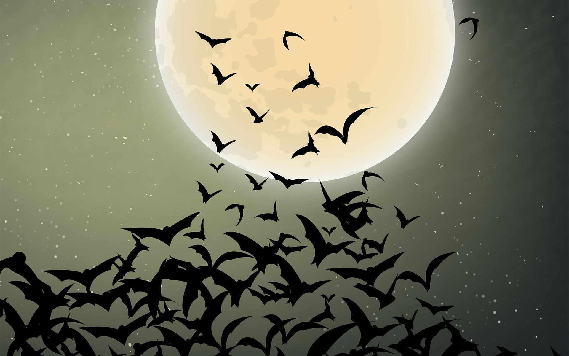 Wallpaper #80b81 Halloween Moon Bats Clipart Halloween Clipart Bats Etsy