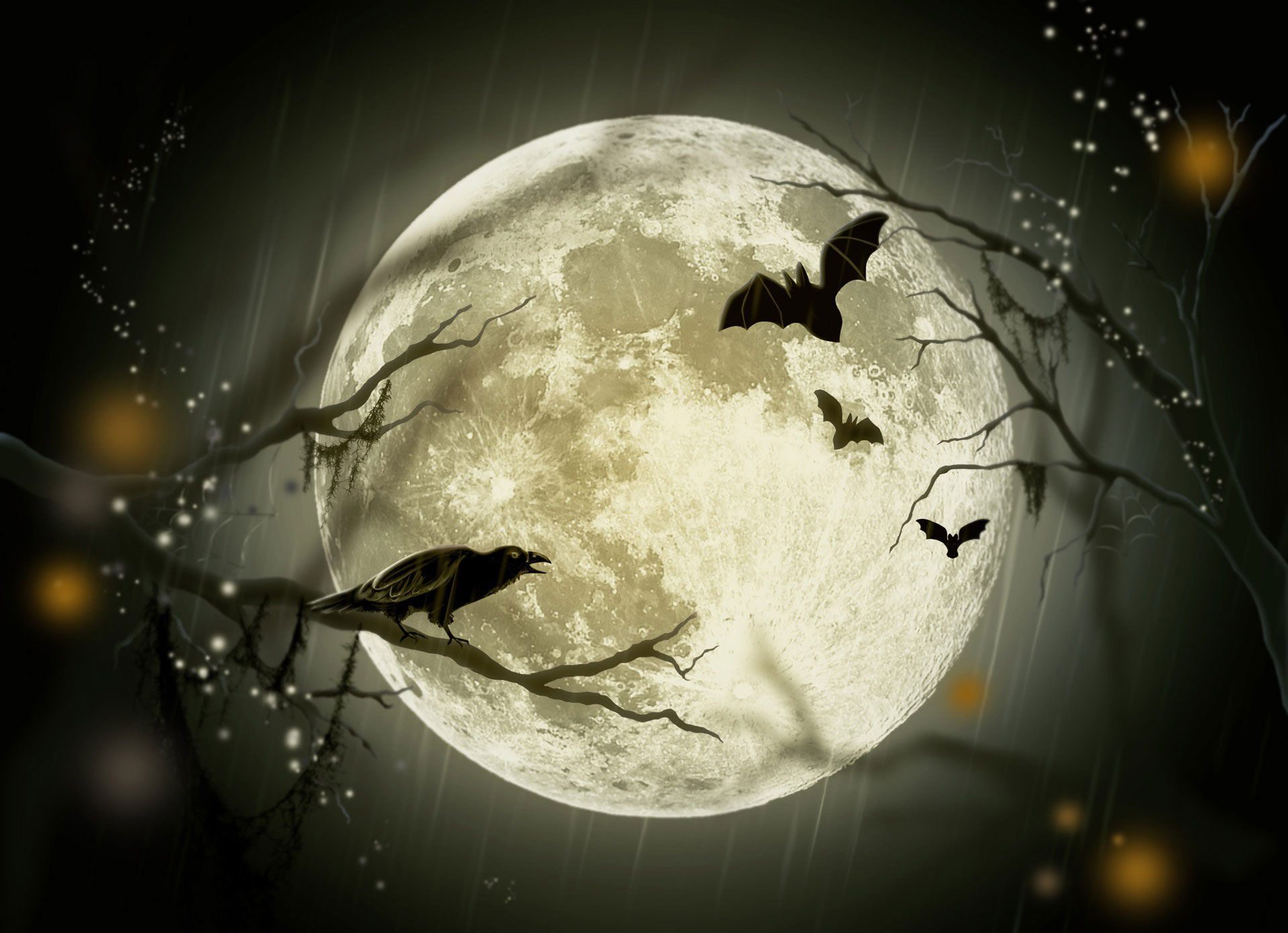Wallpaper #80b81 Halloween Moon Bats Clipart Halloween Clipart Bats Etsy