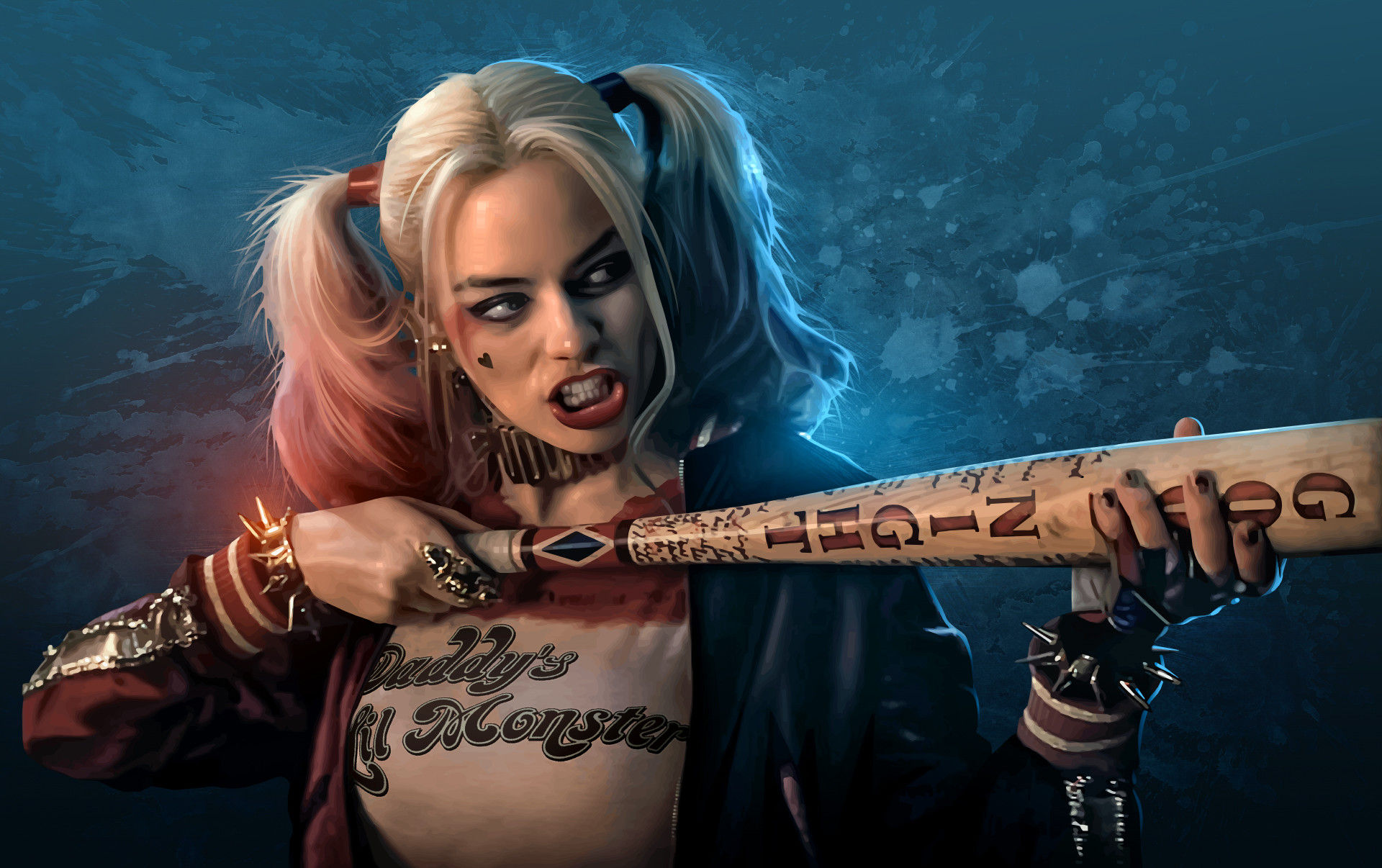Wallpaper #YWcr-5IBSpphPi3-CZPD141 Crazy Awesome Harley Quinn Fan Art Images You Should Check Out