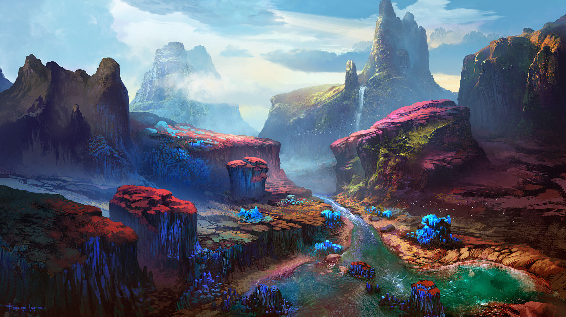 Wallpaper #wxdkPpMBPLD5_VENvN-0112 Fantasy Landscape Concepts That Are Awe Inspiring Forever