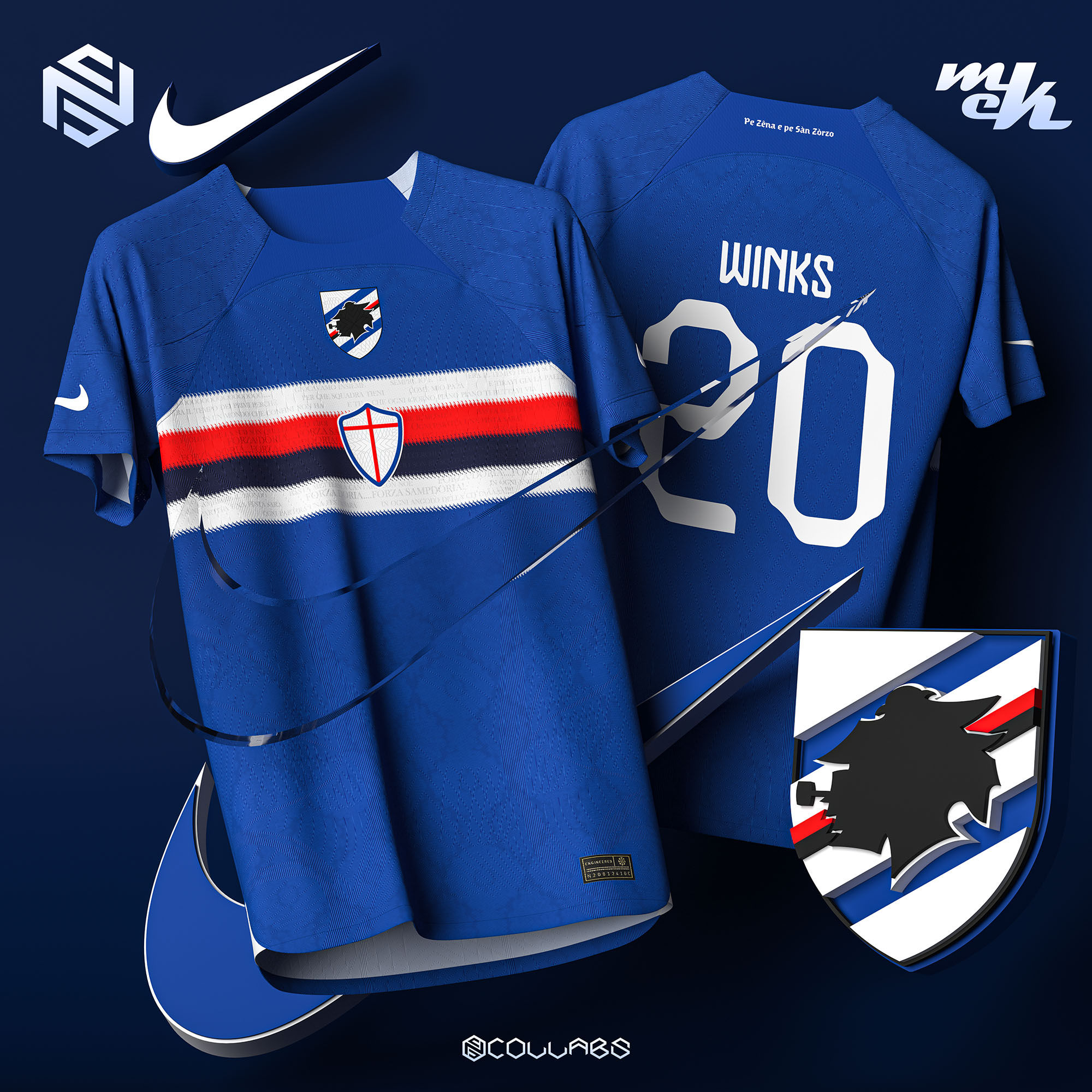 Wallpaper #t_-xa5MB3lSXT3zUj-gf55 Sampdoria X Nike